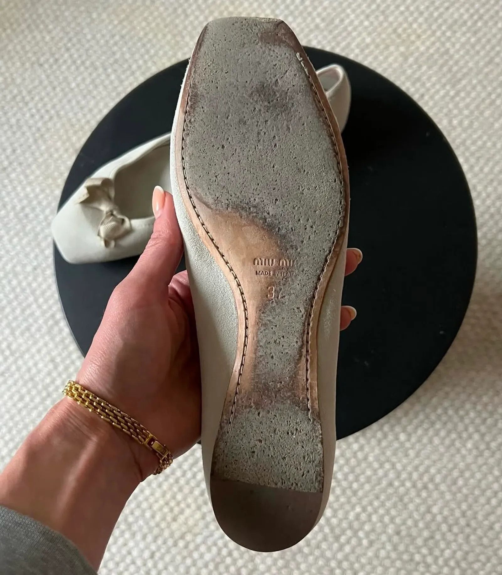 Miu Miu Miu Miu Ballet Flats Size US 7.5 / IT 37.5 - 3 Thumbnail