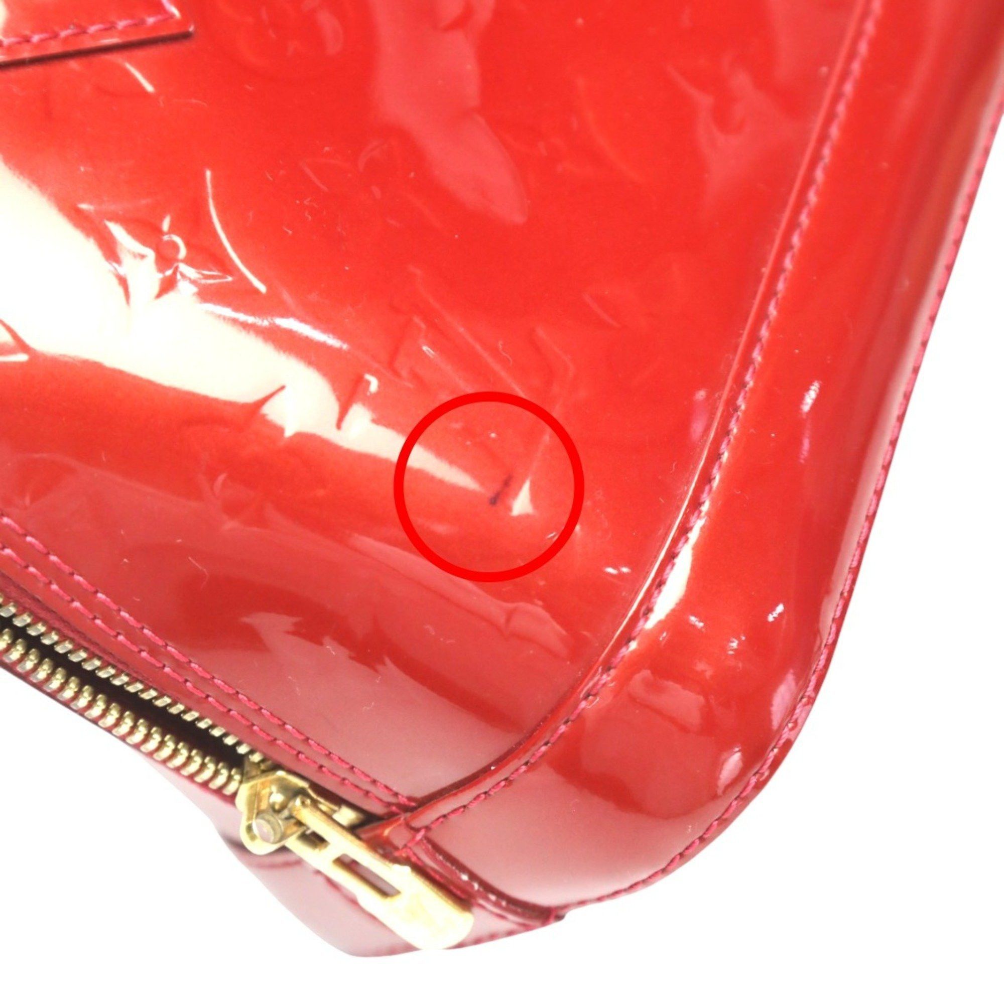 Louis Vuitton Louis Vuitton Handbag 2WAY Bag Monogram Alma BB Vernis M90174 Red Size ONE SIZE - 9 Thumbnail