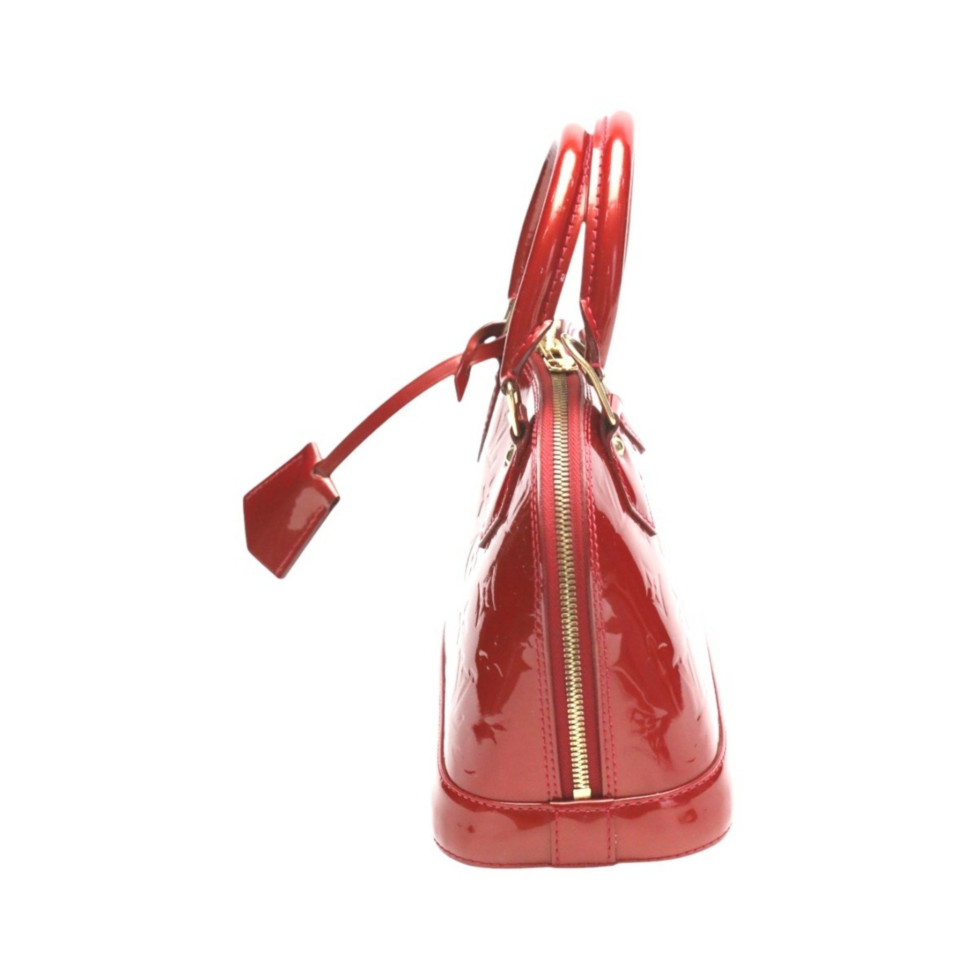 Louis Vuitton Louis Vuitton Handbag 2WAY Bag Monogram Alma BB Vernis M90174 Red Size ONE SIZE - 5 Thumbnail