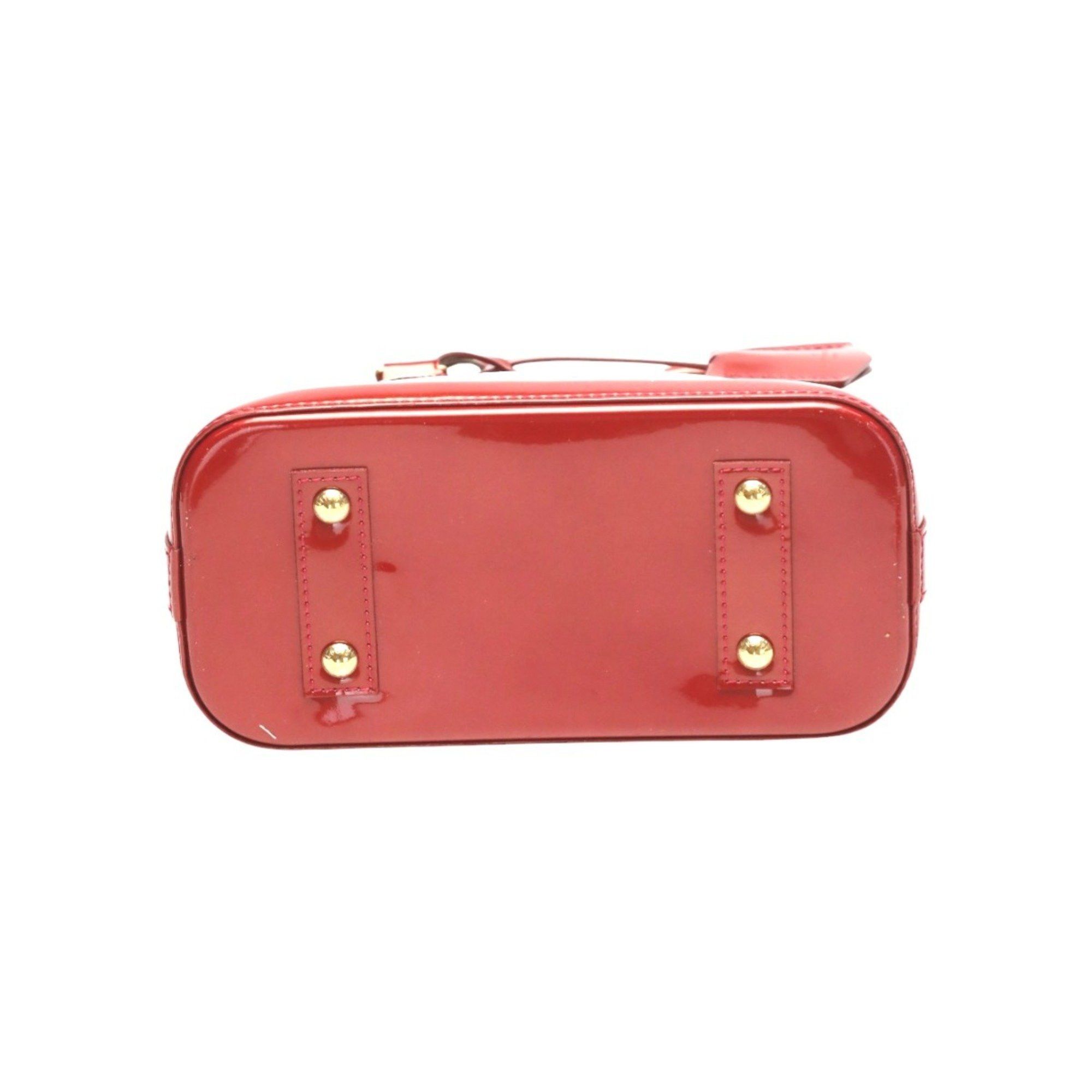 Louis Vuitton Louis Vuitton Handbag 2WAY Bag Monogram Alma BB Vernis M90174 Red Size ONE SIZE - 6 Thumbnail