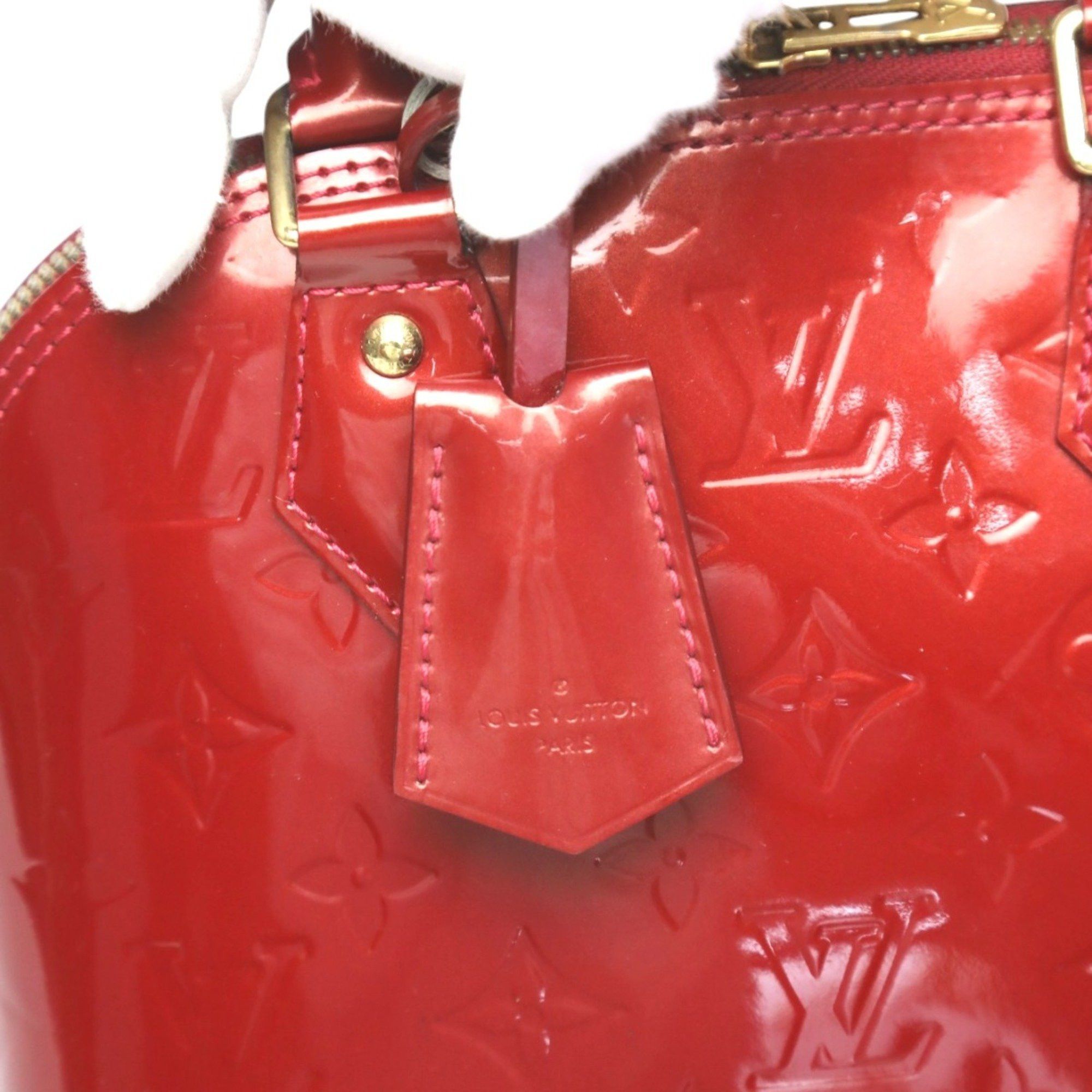 Louis Vuitton Louis Vuitton Handbag 2WAY Bag Monogram Alma BB Vernis M90174 Red Size ONE SIZE - 11 Thumbnail