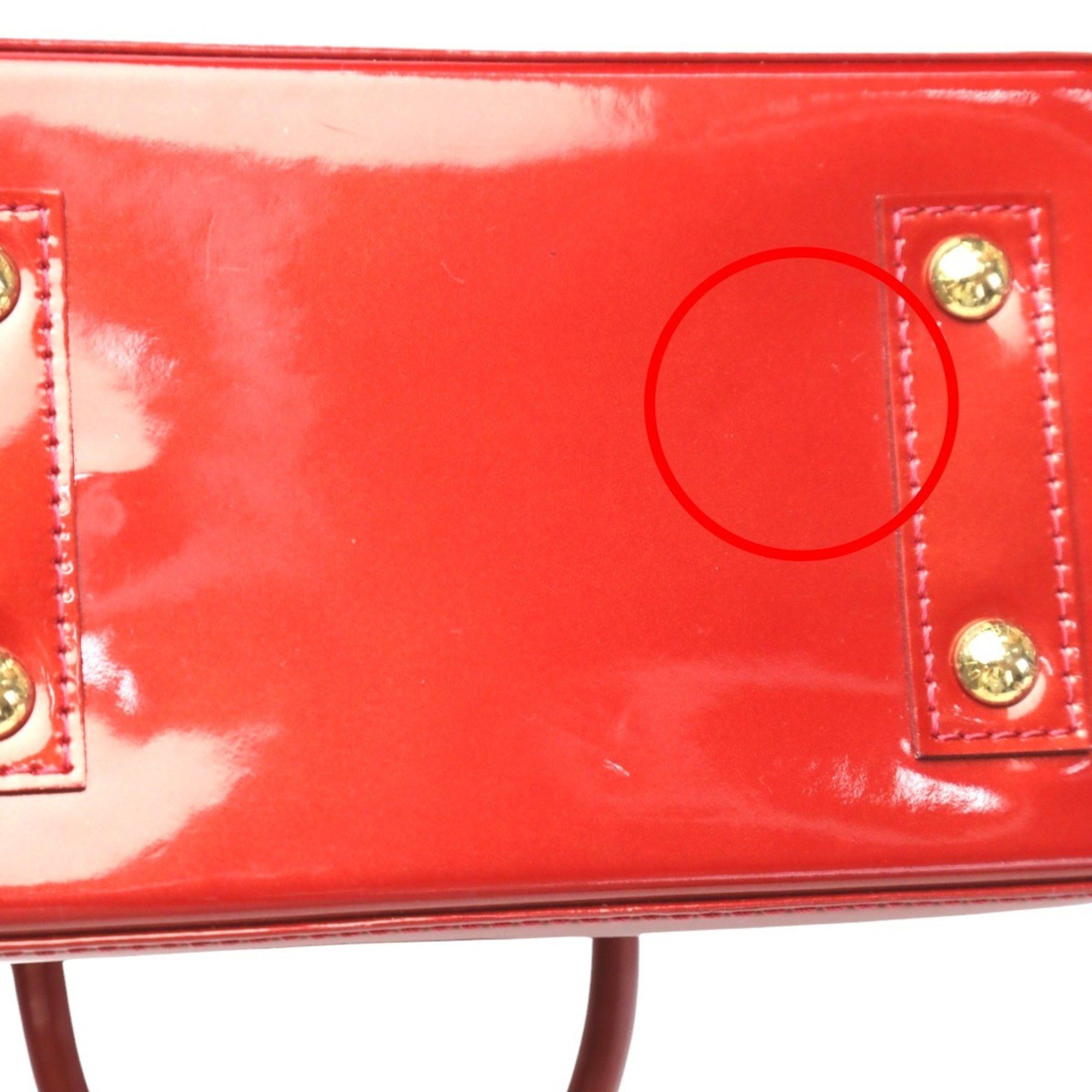 Louis Vuitton Louis Vuitton Handbag 2WAY Bag Monogram Alma BB Vernis M90174 Red Size ONE SIZE - 7 Thumbnail