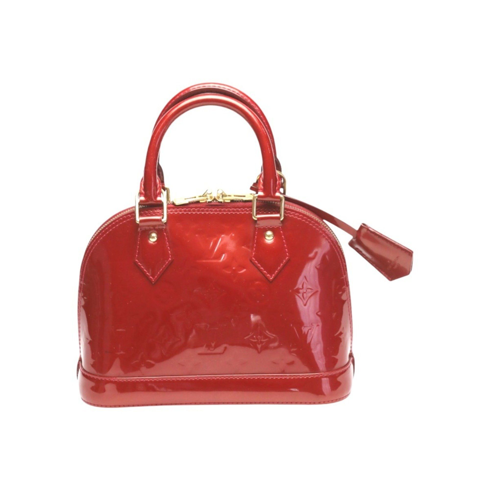 Louis Vuitton Louis Vuitton Handbag 2WAY Bag Monogram Alma BB Vernis M90174 Red Size ONE SIZE - 3 Thumbnail