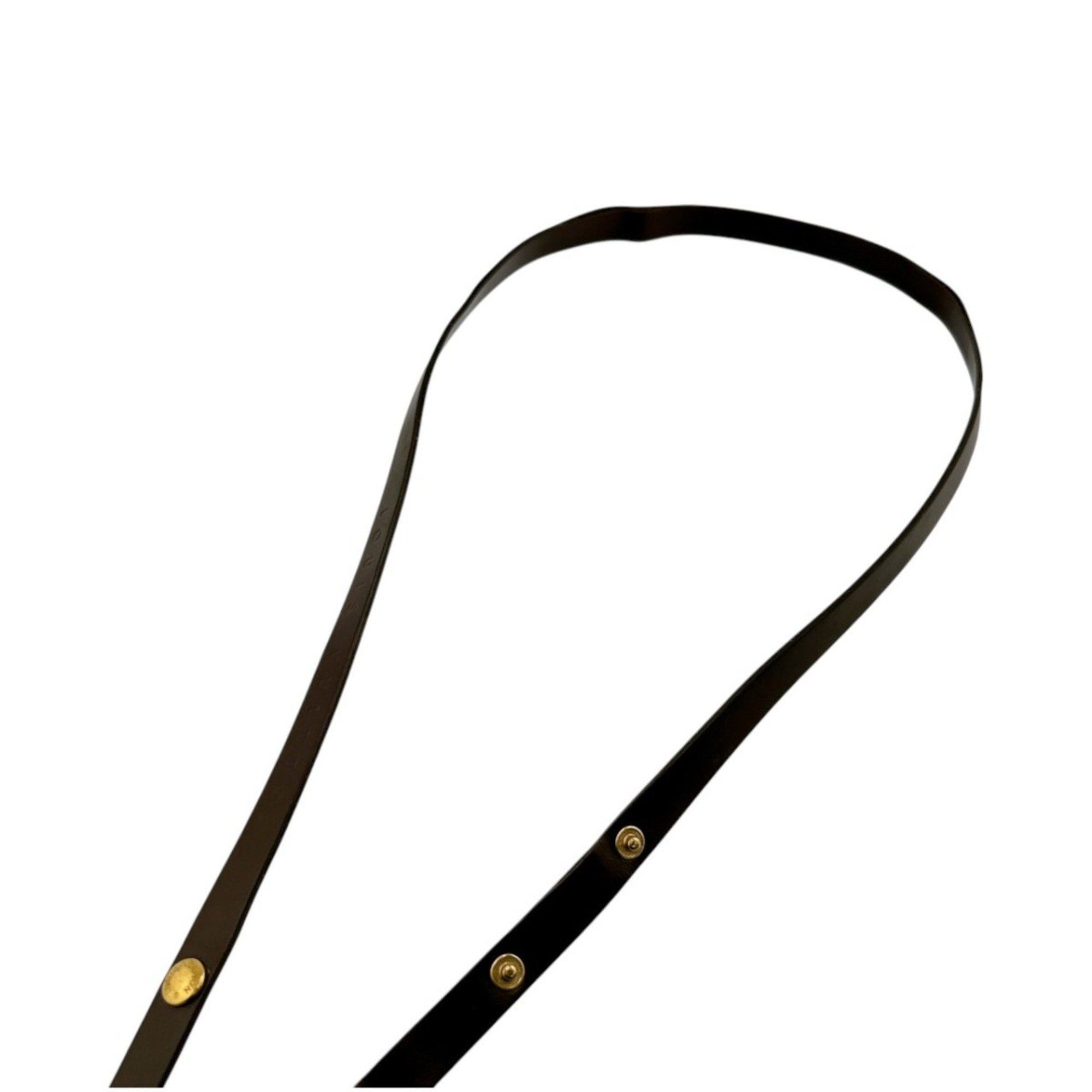 Louis Vuitton Louis Vuitton Shoulder Strap, Nume Leather, XS Size, for Pochette Florentine, M51855, Brown Size ONE SIZE - 2 Thumbnail