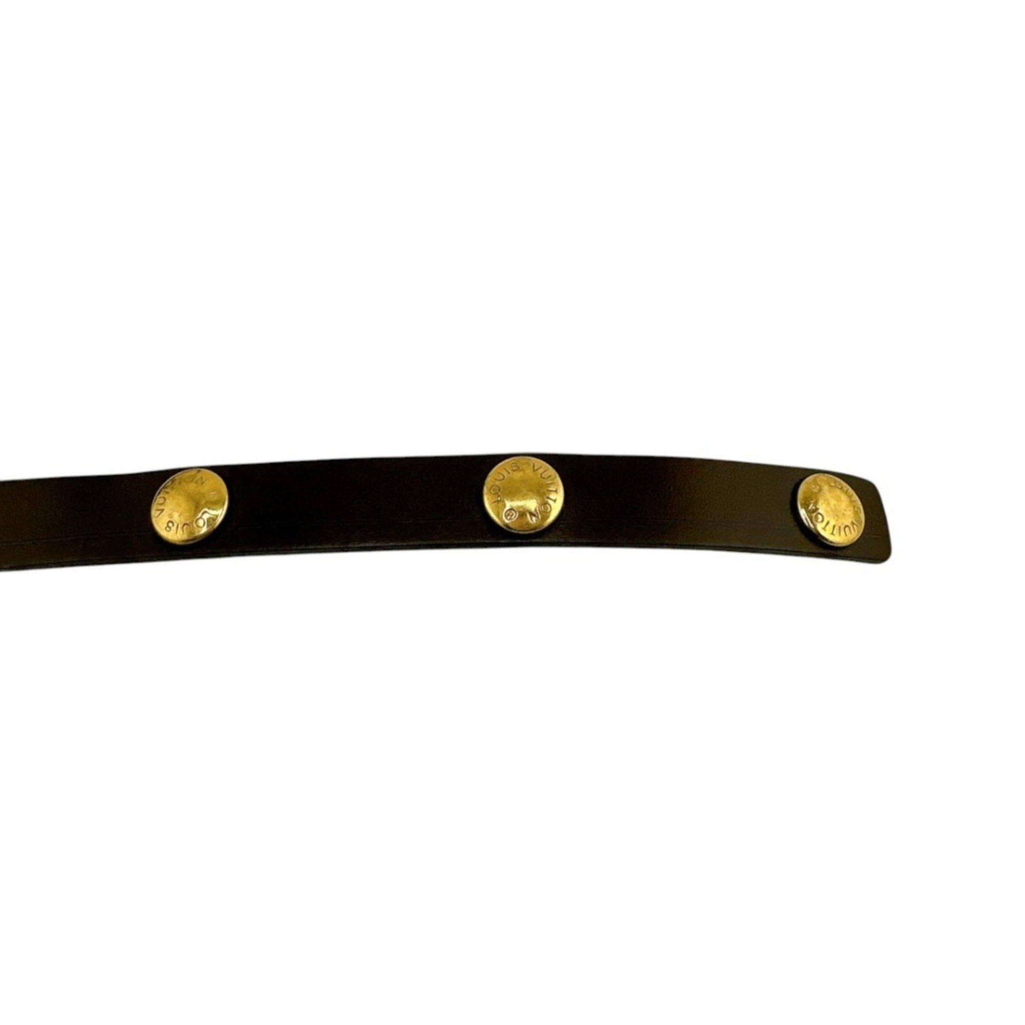 Louis Vuitton Louis Vuitton Shoulder Strap, Nume Leather, XS Size, for Pochette Florentine, M51855, Brown Size ONE SIZE - 9 Thumbnail