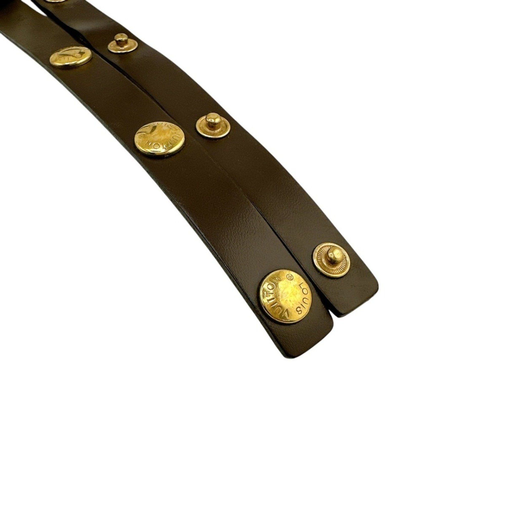 Louis Vuitton Louis Vuitton Shoulder Strap, Nume Leather, XS Size, for Pochette Florentine, M51855, Brown Size ONE SIZE - 7 Thumbnail