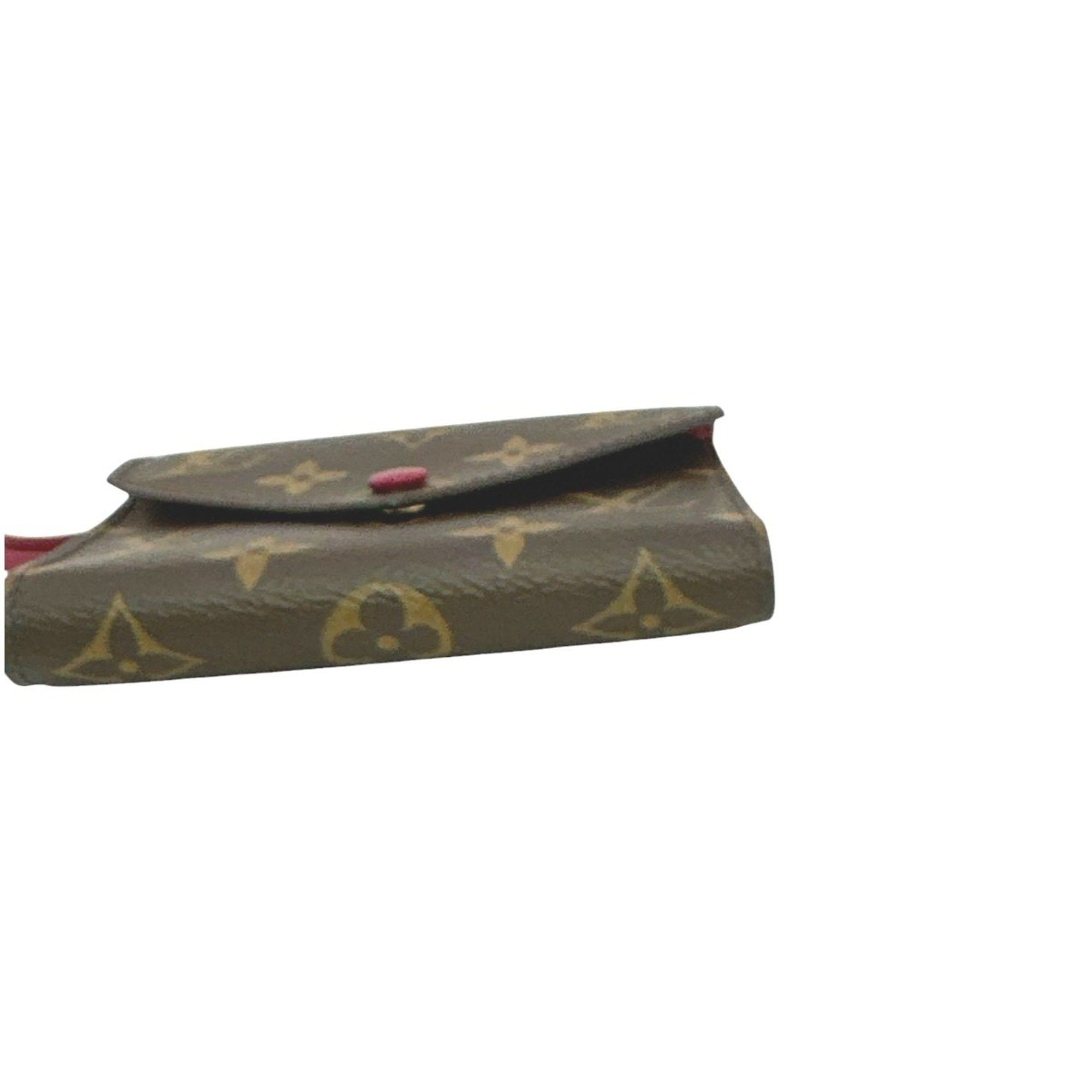 Louis Vuitton Louis Vuitton Wallet/Coin Case Business Card Holder/Card with Coin Purse Monogram Portefeuille Victorine Canvas M41938 Red Size ONE SIZE - 4 Thumbnail