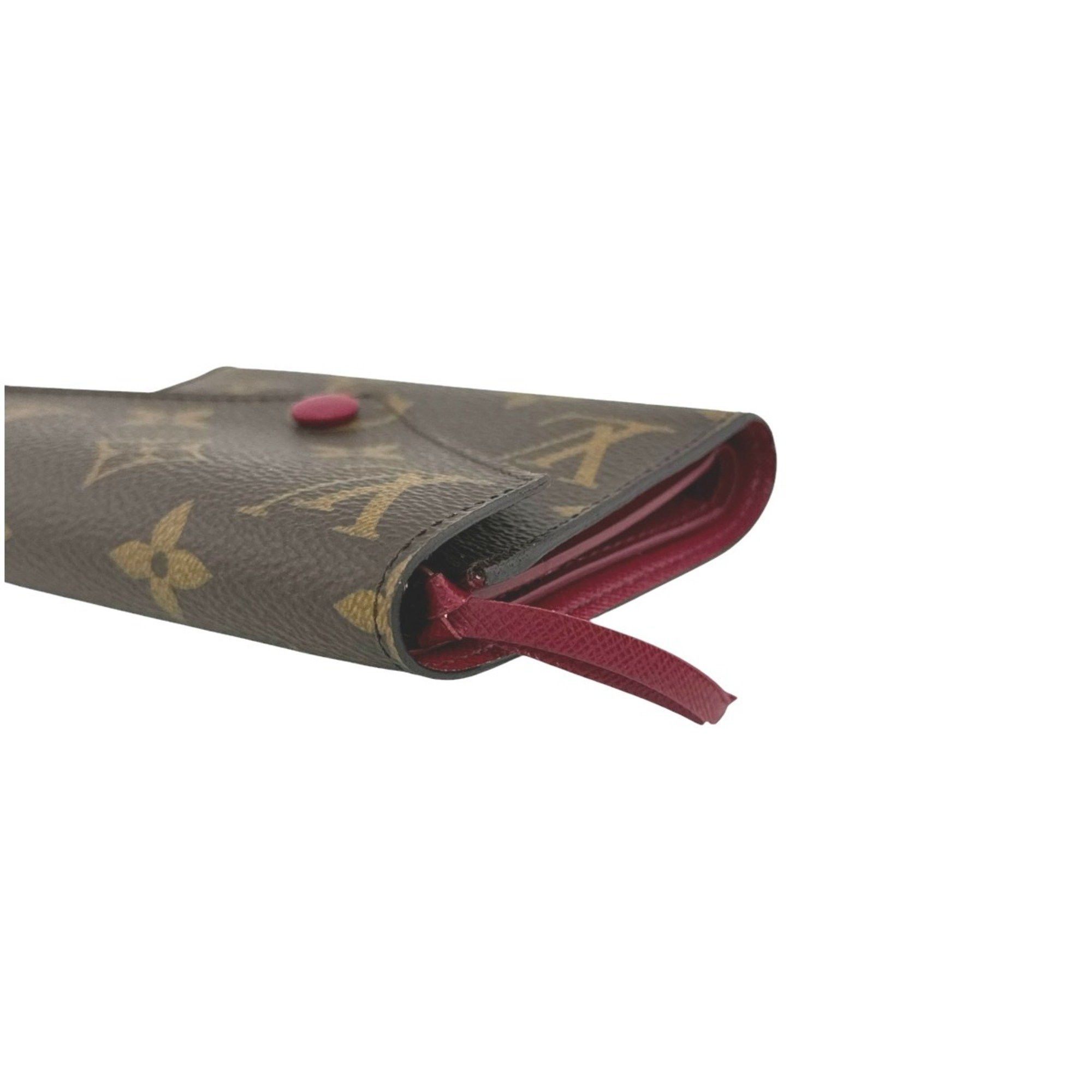 Louis Vuitton Louis Vuitton Wallet/Coin Case Business Card Holder/Card with Coin Purse Monogram Portefeuille Victorine Canvas M41938 Red Size ONE SIZE - 6 Thumbnail