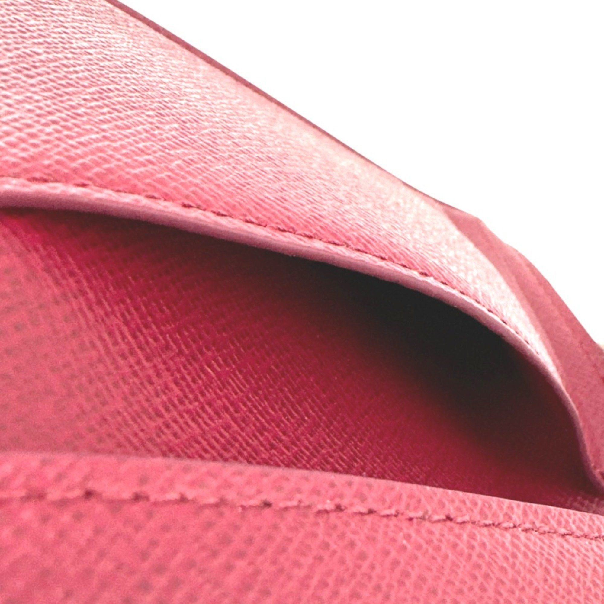 Louis Vuitton Louis Vuitton Wallet/Coin Case Business Card Holder/Card with Coin Purse Monogram Portefeuille Victorine Canvas M41938 Red Size ONE SIZE - 11 Thumbnail