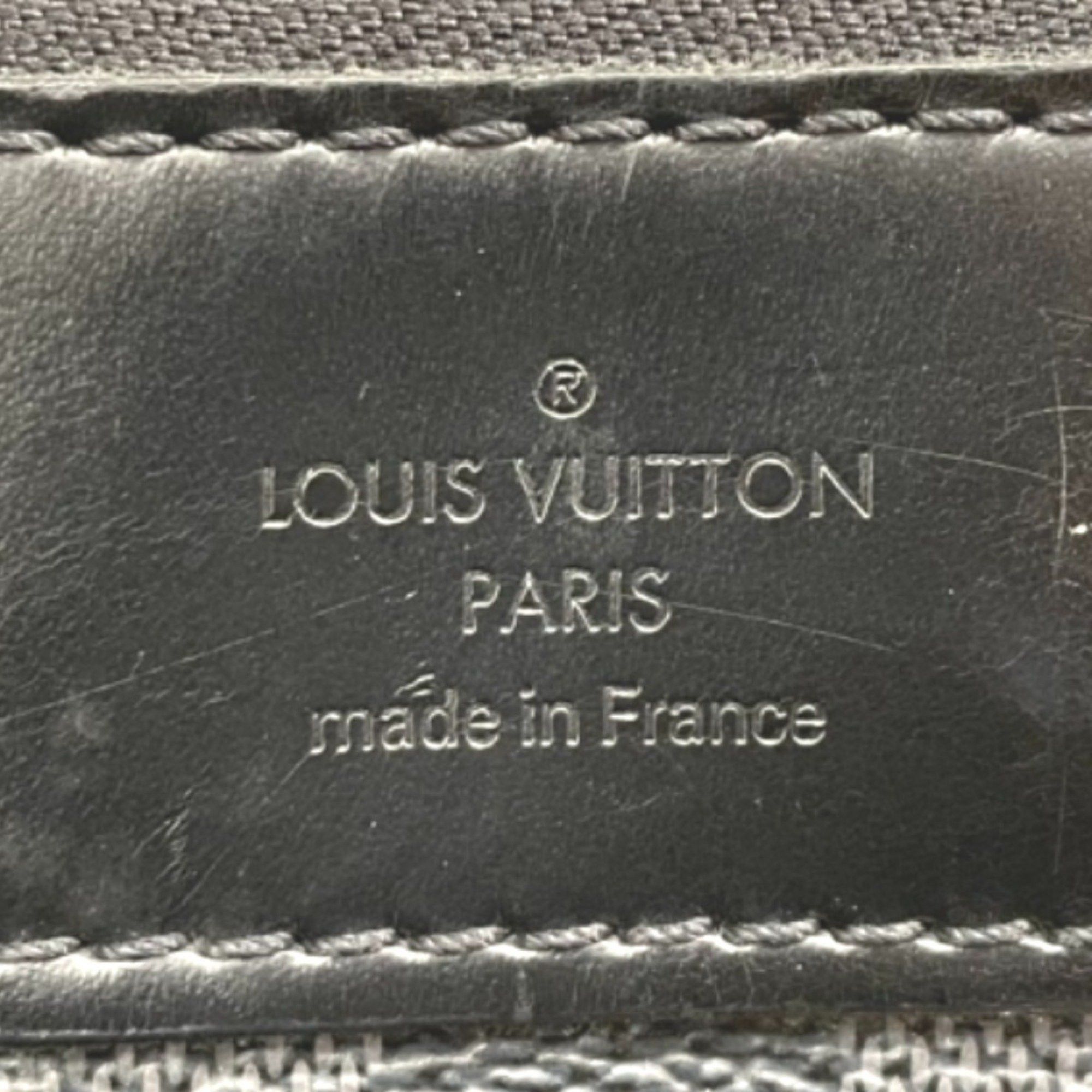 Louis Vuitton LOUIS VUITTON Shoulder Bag Damier Graphite Daniel GM Leather N58033 Black Size ONE SIZE - 20 Thumbnail