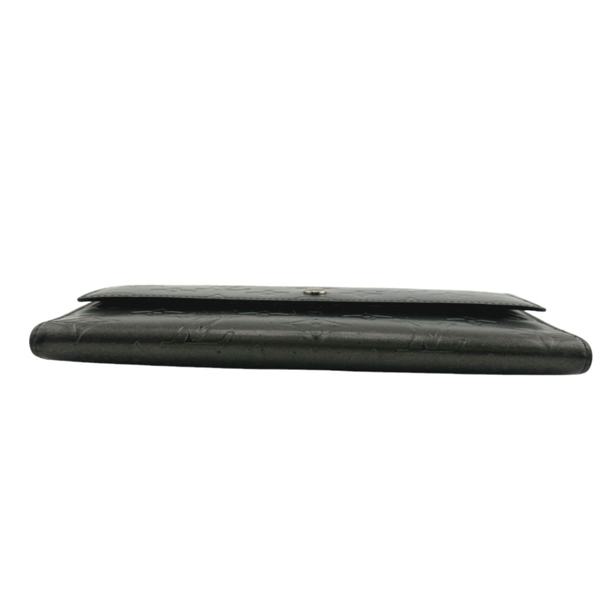 Louis Vuitton Louis Vuitton Tri-fold wallet Monogram Porfeuil Matte M65102 Noir Size ONE SIZE - 3 Thumbnail