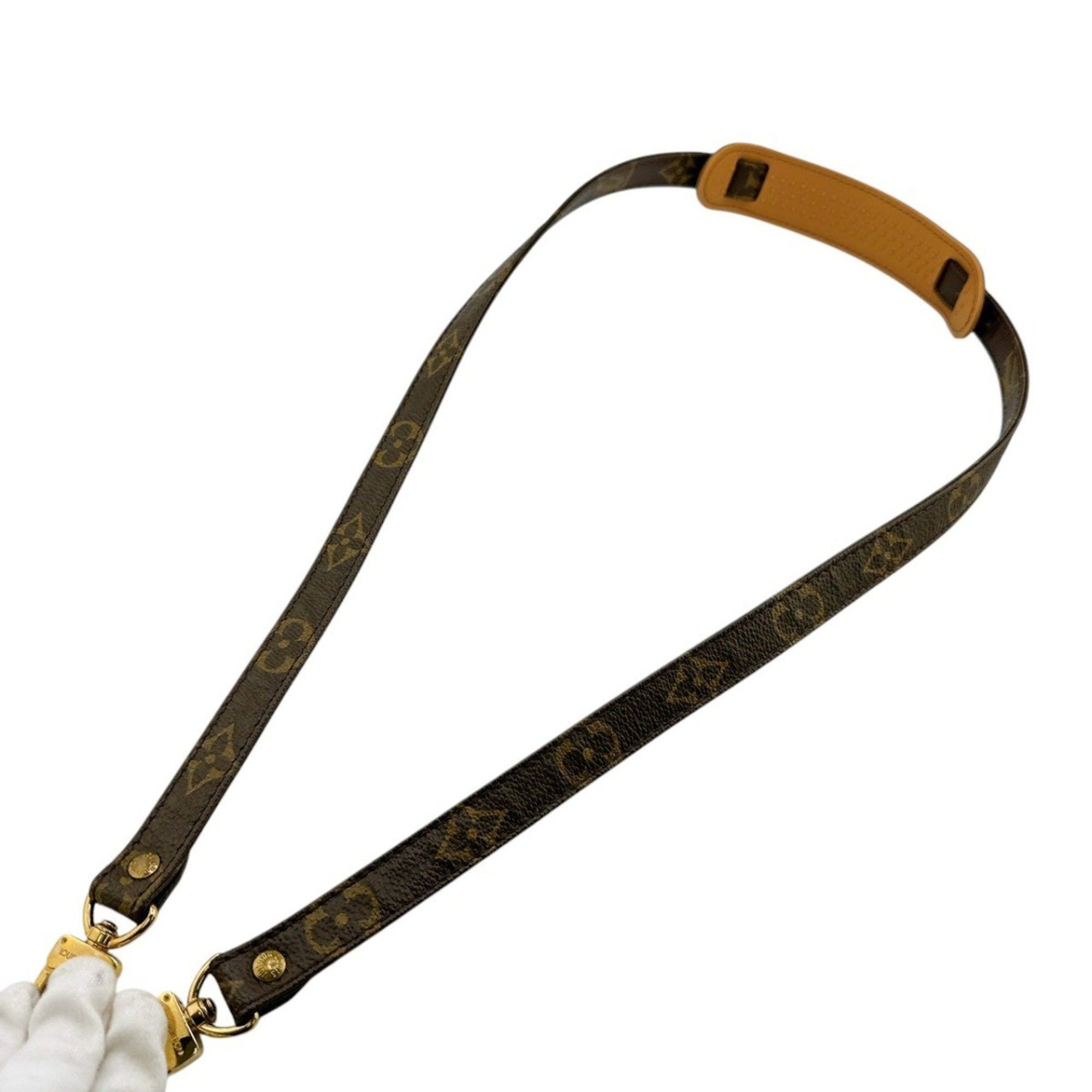 Louis Vuitton Louis Vuitton Shoulder Strap Monogram with Pad Canvas J75011 Brown Size ONE SIZE - 3 Thumbnail