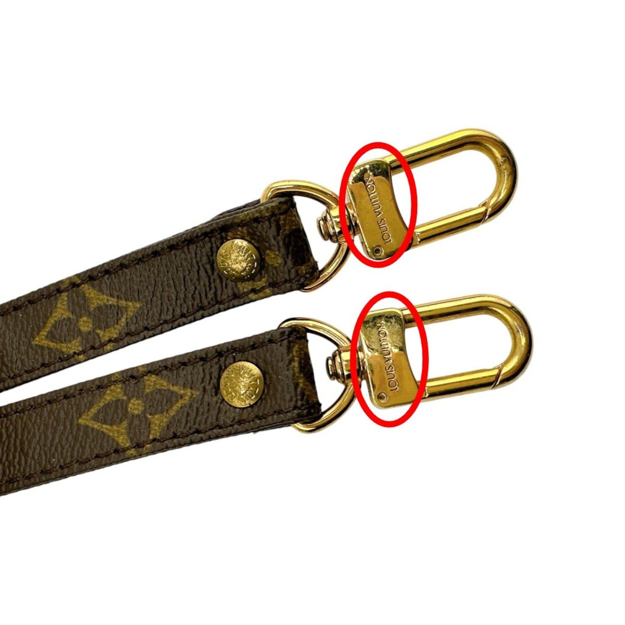 Louis Vuitton Louis Vuitton Shoulder Strap Monogram with Pad Canvas J75011 Brown Size ONE SIZE - 8 Thumbnail