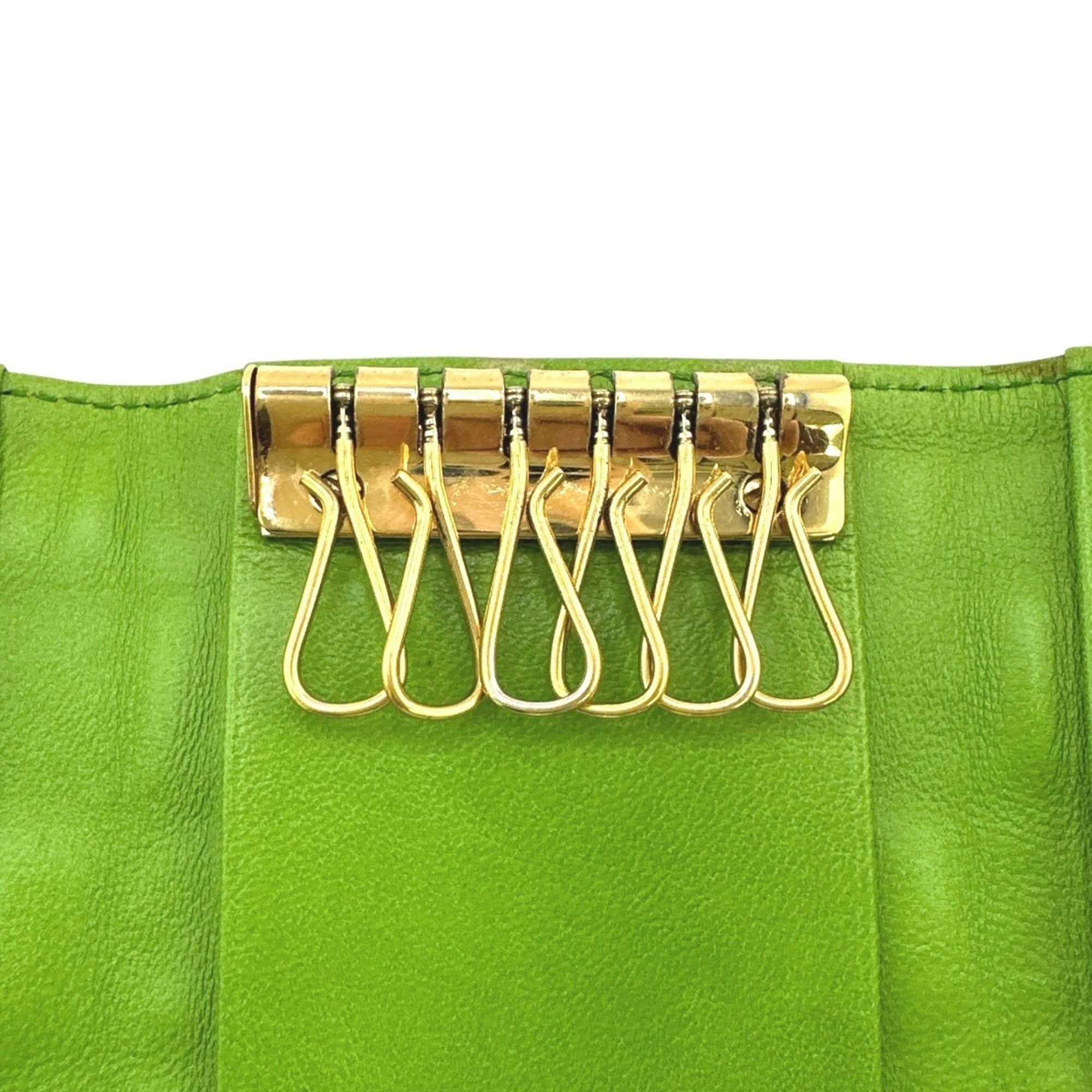 Chanel CHANEL Key Case, 6 Icon Line, Green Size ONE SIZE - 15 Thumbnail