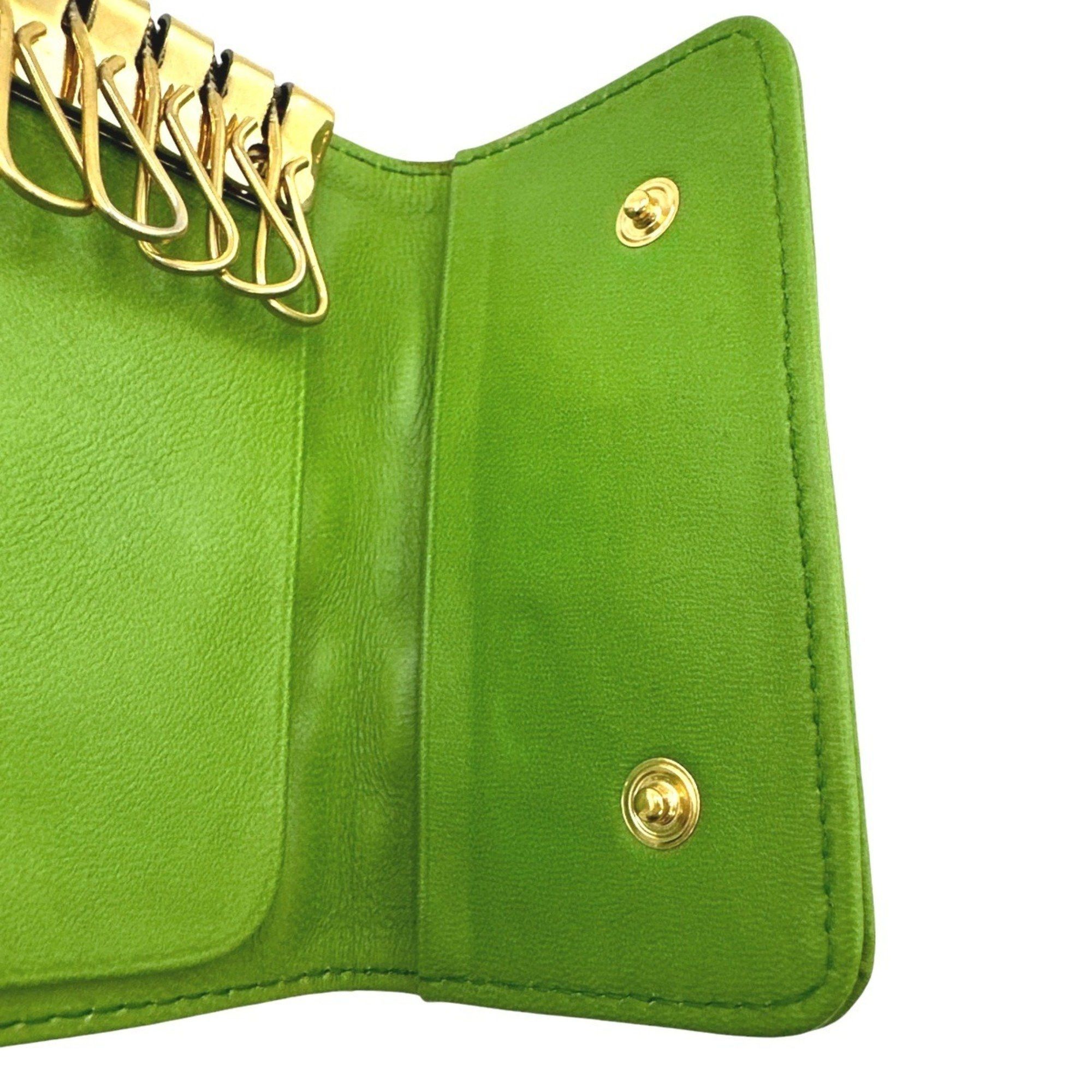Chanel CHANEL Key Case, 6 Icon Line, Green Size ONE SIZE - 13 Thumbnail