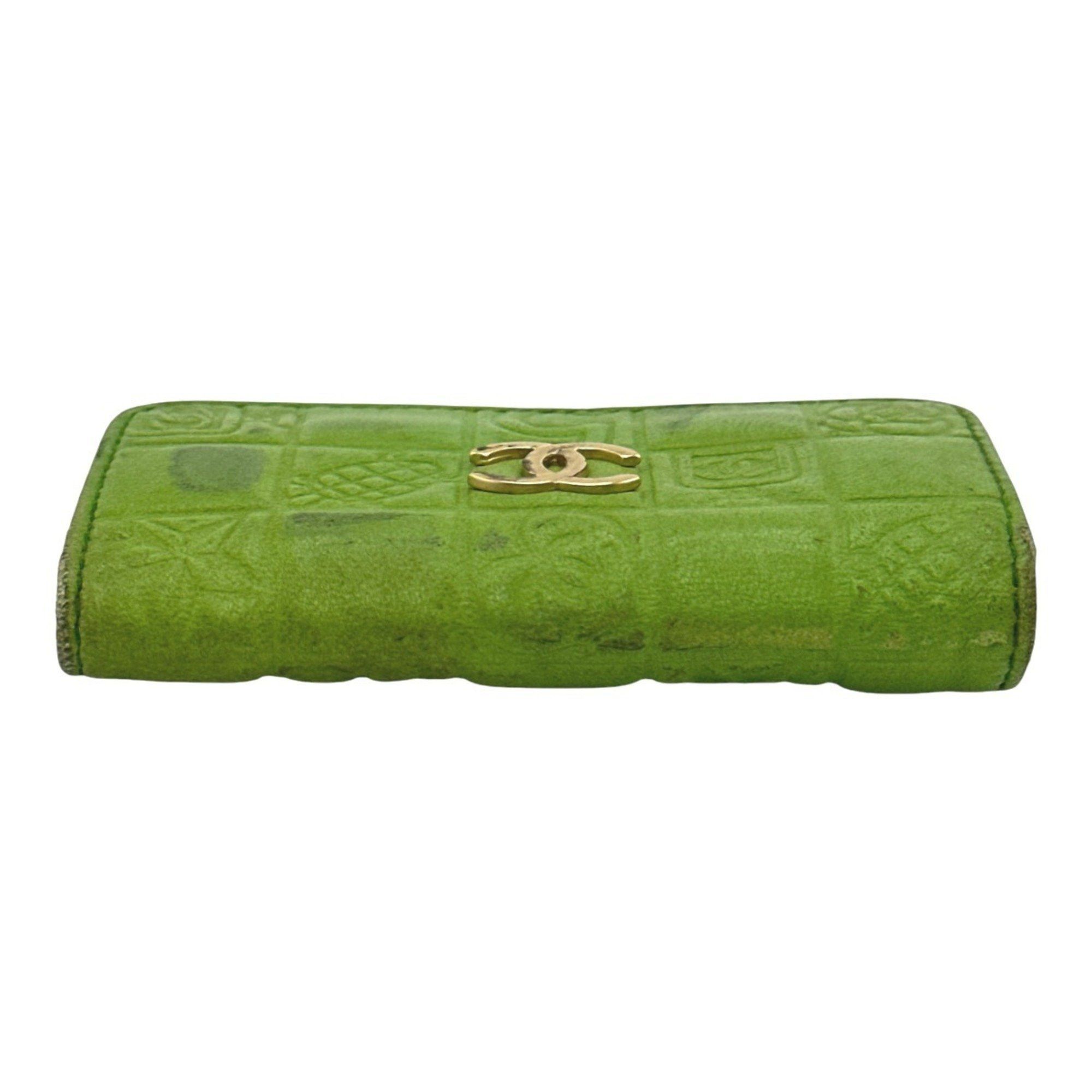 Chanel CHANEL Key Case, 6 Icon Line, Green Size ONE SIZE - 3 Thumbnail