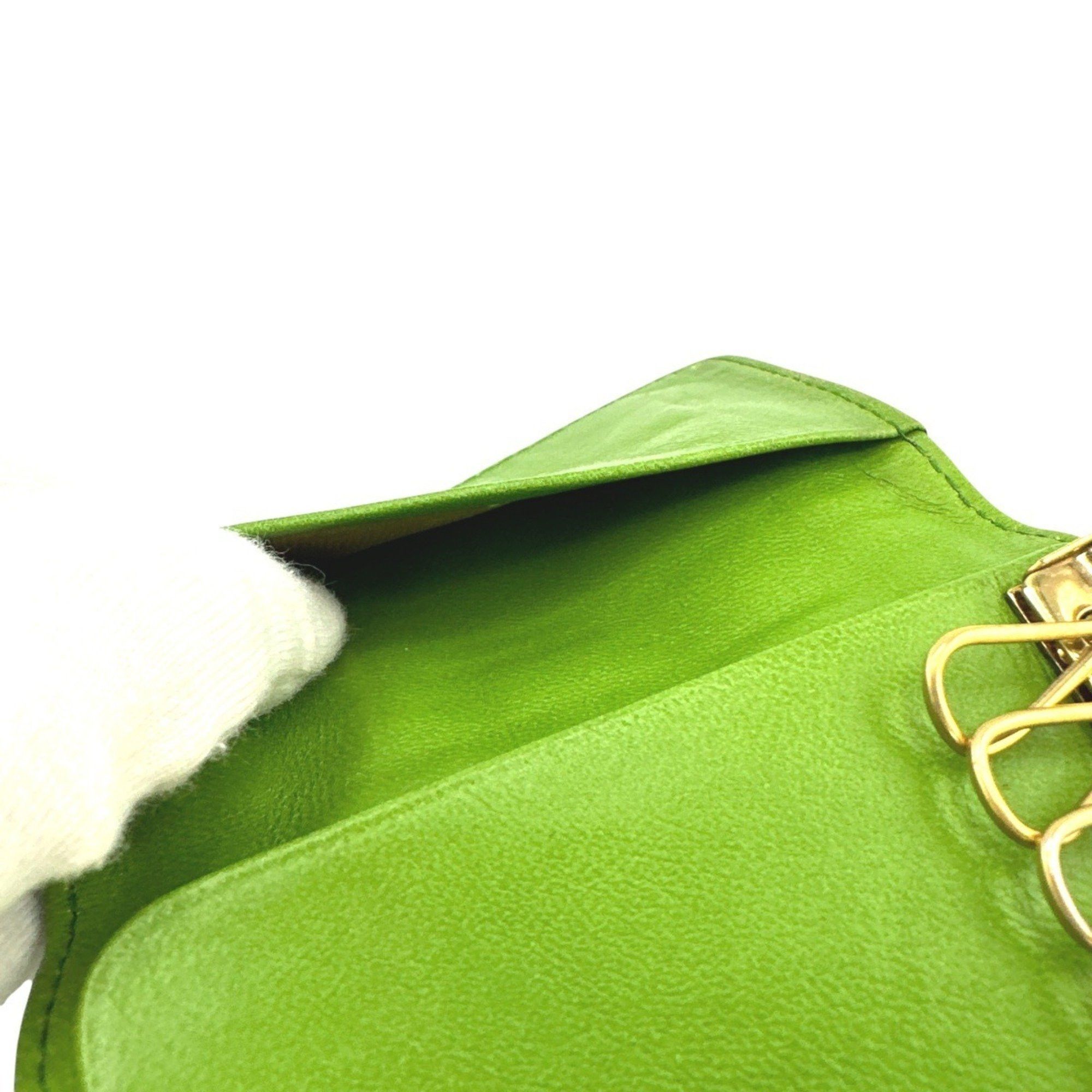Chanel CHANEL Key Case, 6 Icon Line, Green Size ONE SIZE - 19 Thumbnail
