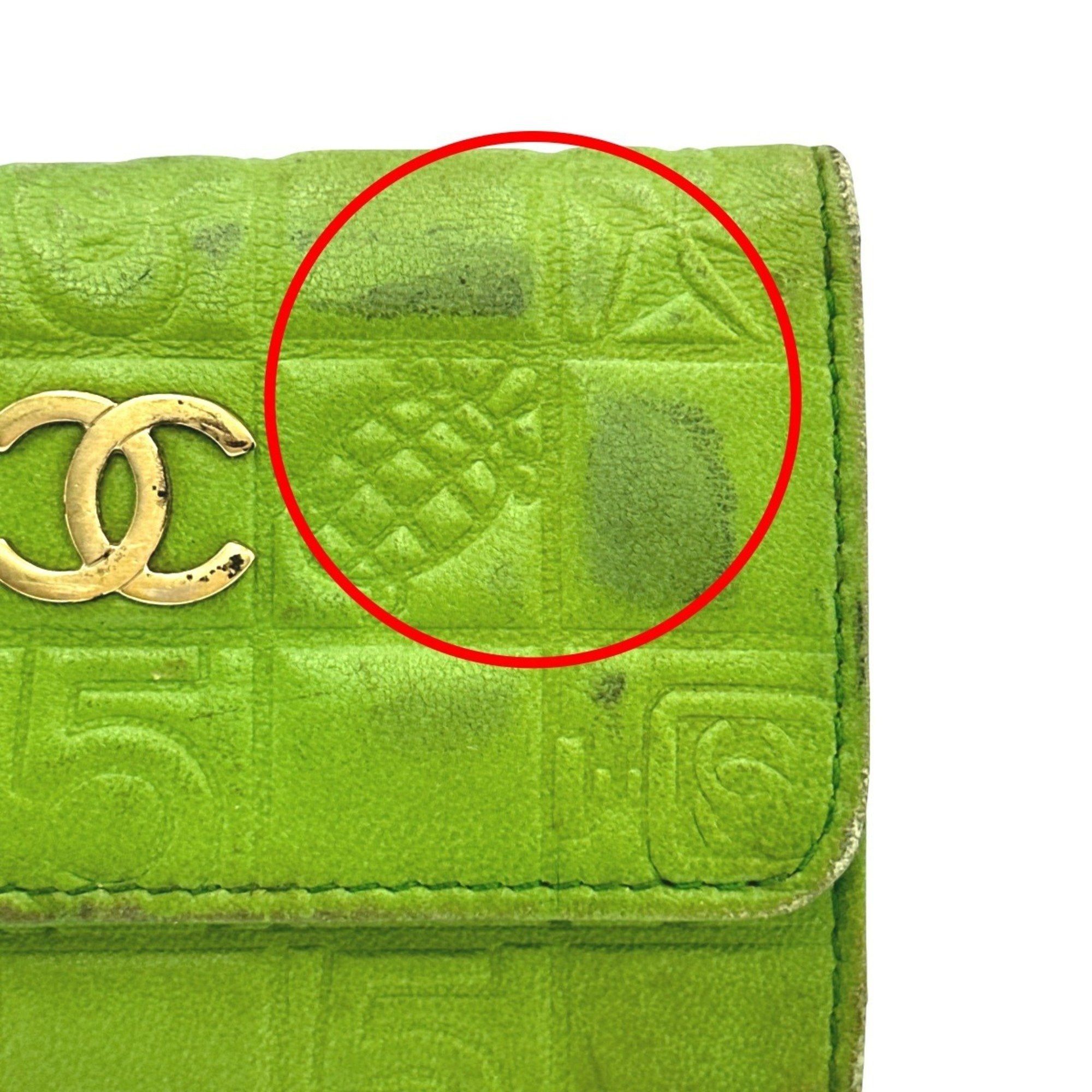 Chanel CHANEL Key Case, 6 Icon Line, Green Size ONE SIZE - 9 Thumbnail