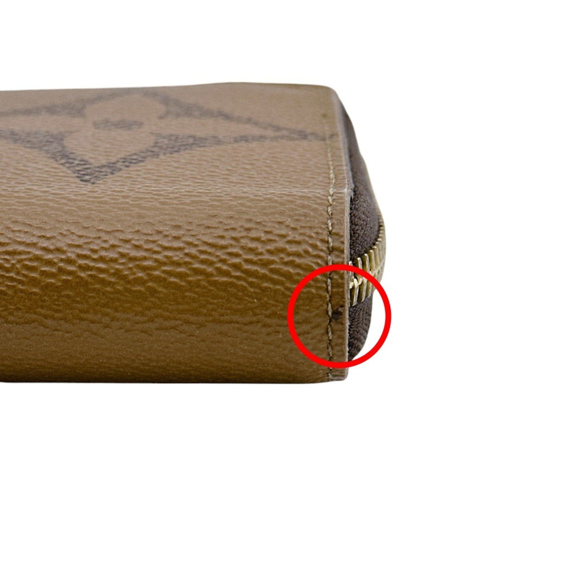 Louis Vuitton Louis Vuitton Long Wallet Giant Reverse Monogram Zippy Canvas M69353 Brown Size ONE SIZE - 12 Thumbnail