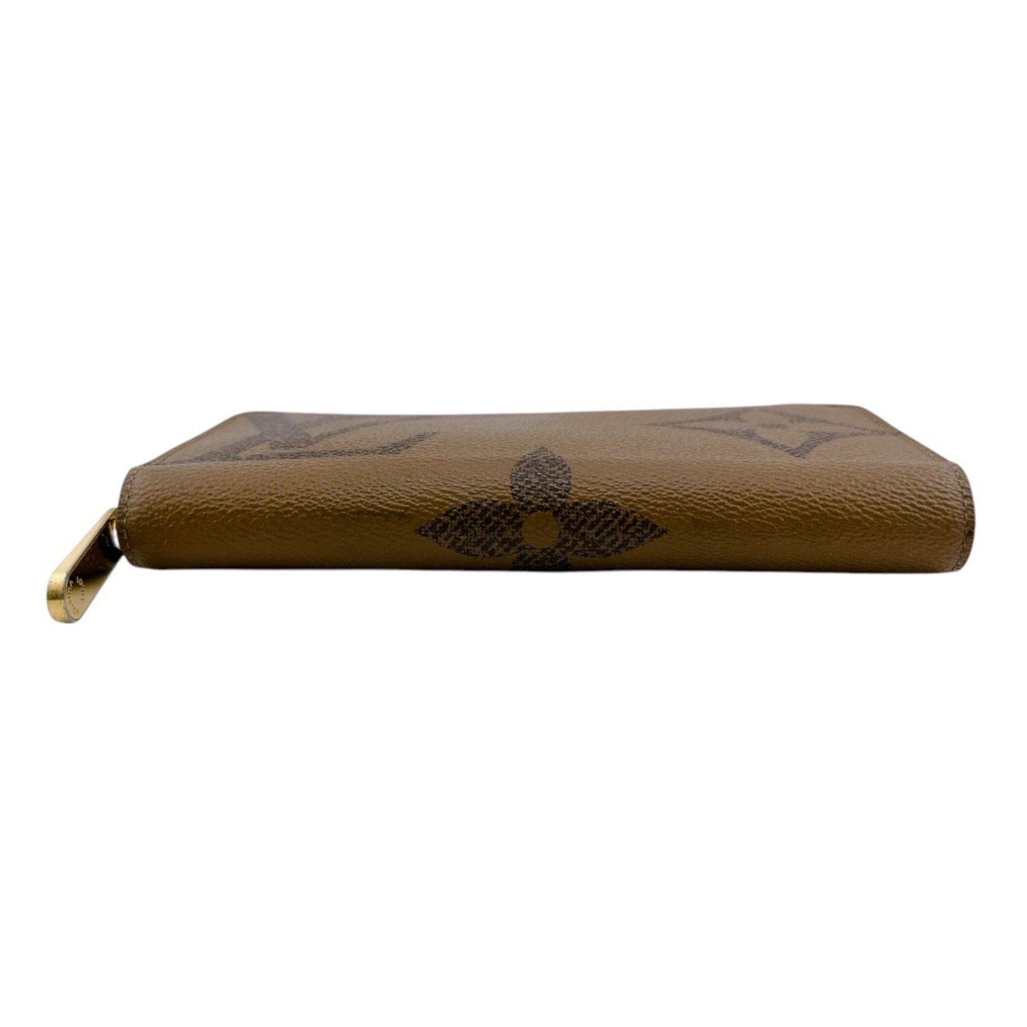 Louis Vuitton Louis Vuitton Long Wallet Giant Reverse Monogram Zippy Canvas M69353 Brown Size ONE SIZE - 4 Thumbnail