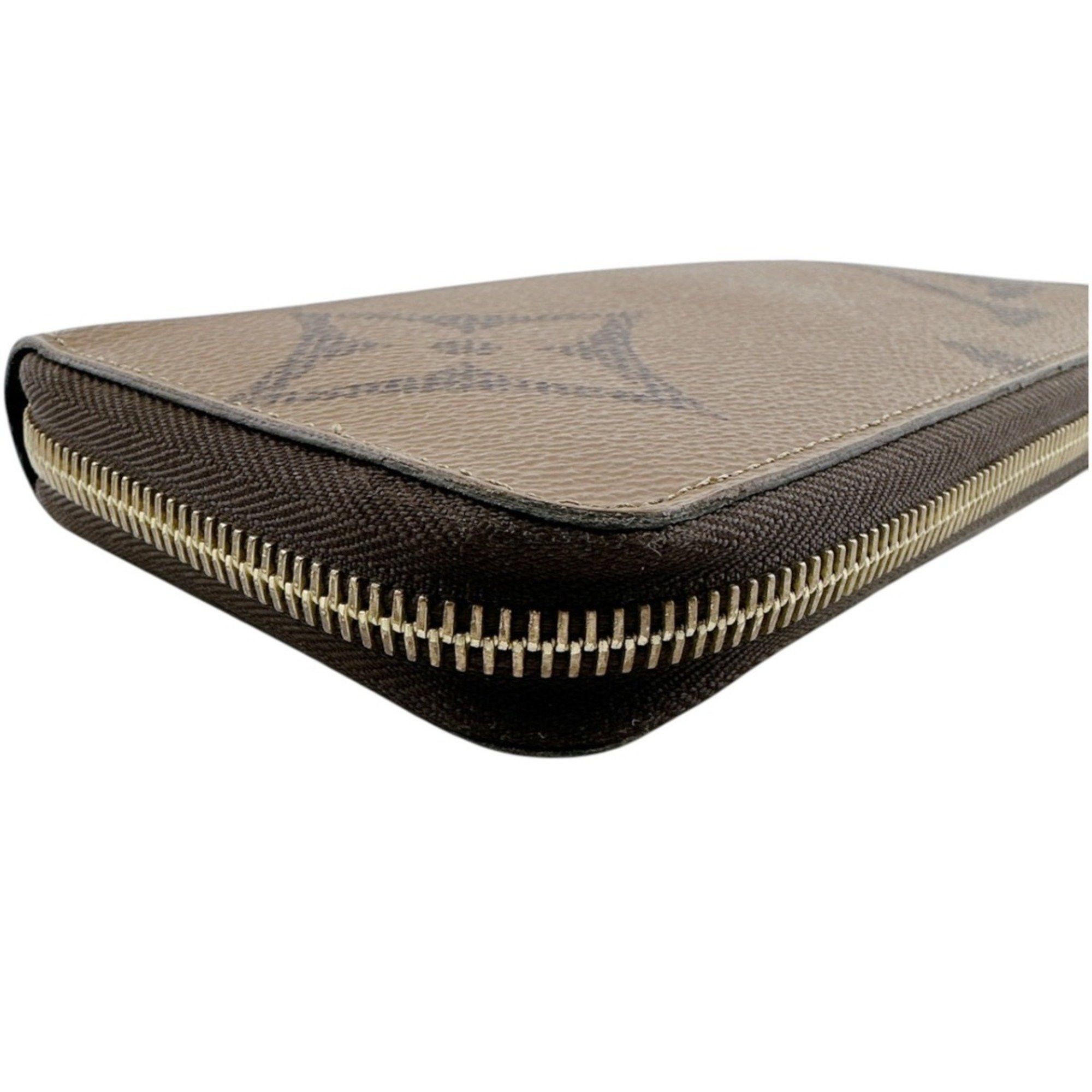 Louis Vuitton Louis Vuitton Long Wallet Giant Reverse Monogram Zippy Canvas M69353 Brown Size ONE SIZE - 7 Thumbnail