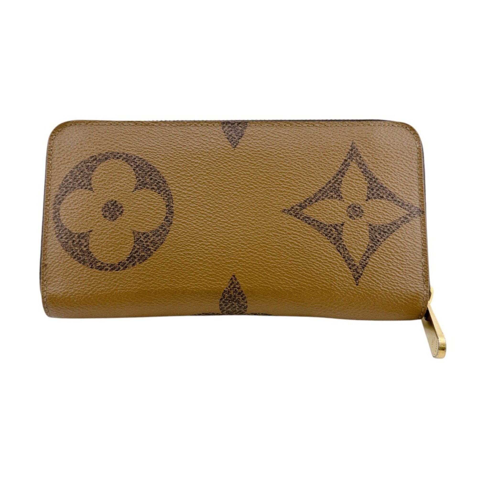 Louis Vuitton Louis Vuitton Long Wallet Giant Reverse Monogram Zippy Canvas M69353 Brown Size ONE SIZE - 2 Thumbnail