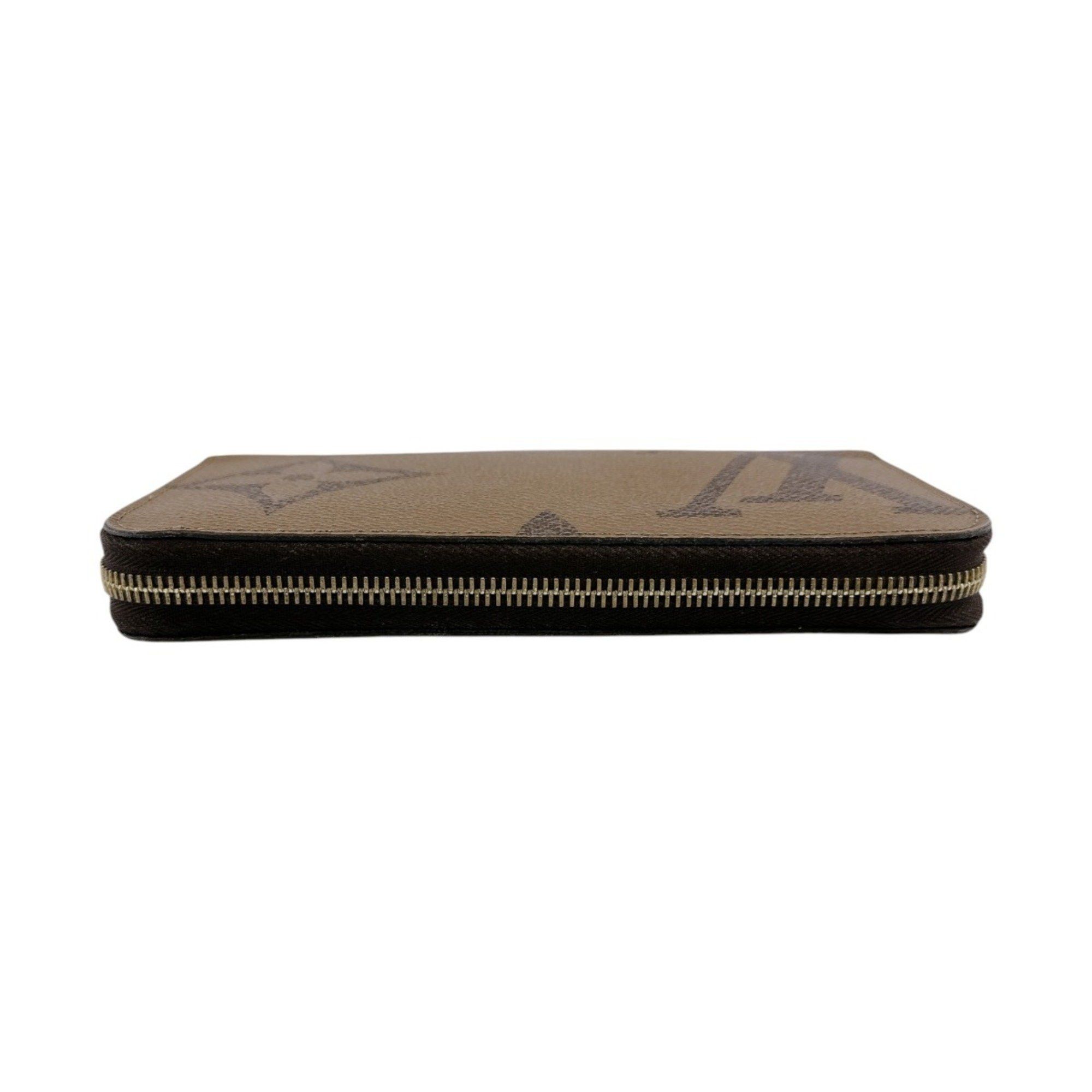 Louis Vuitton Louis Vuitton Long Wallet Giant Reverse Monogram Zippy Canvas M69353 Brown Size ONE SIZE - 3 Thumbnail
