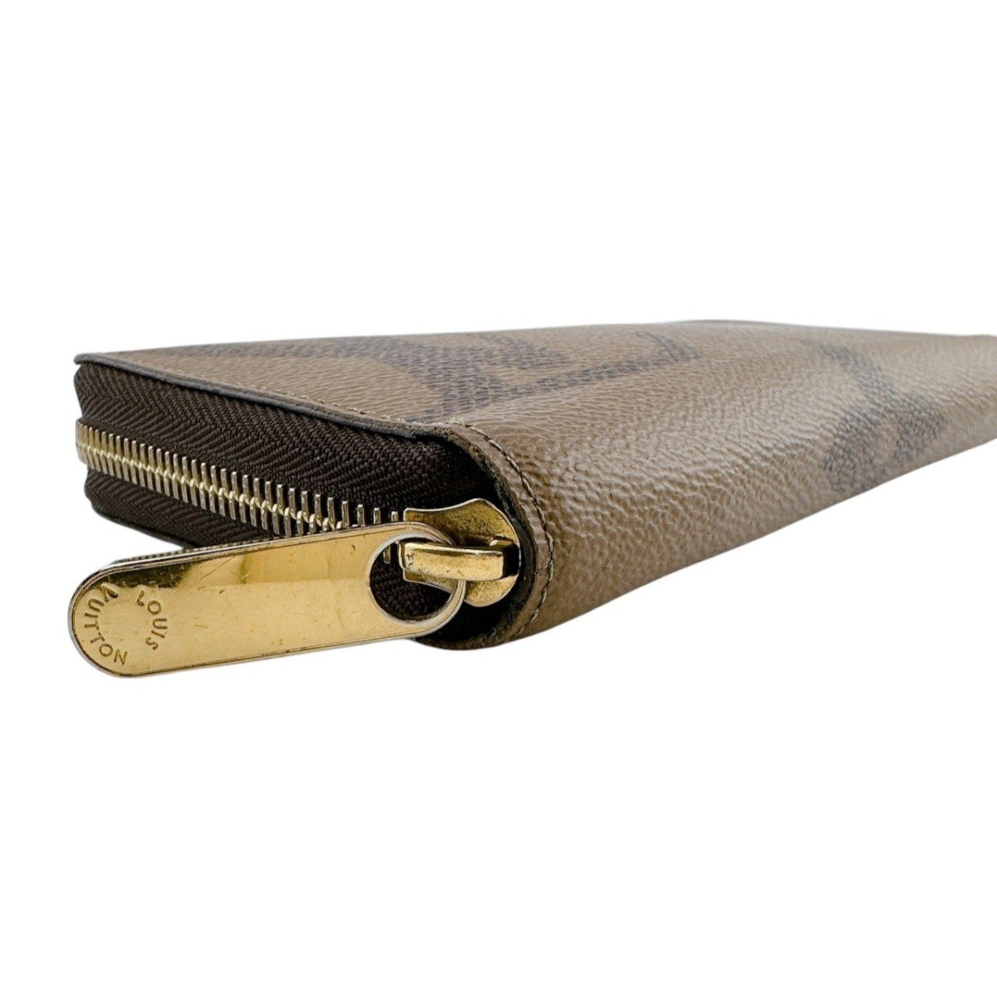 Louis Vuitton Louis Vuitton Long Wallet Giant Reverse Monogram Zippy Canvas M69353 Brown Size ONE SIZE - 9 Thumbnail
