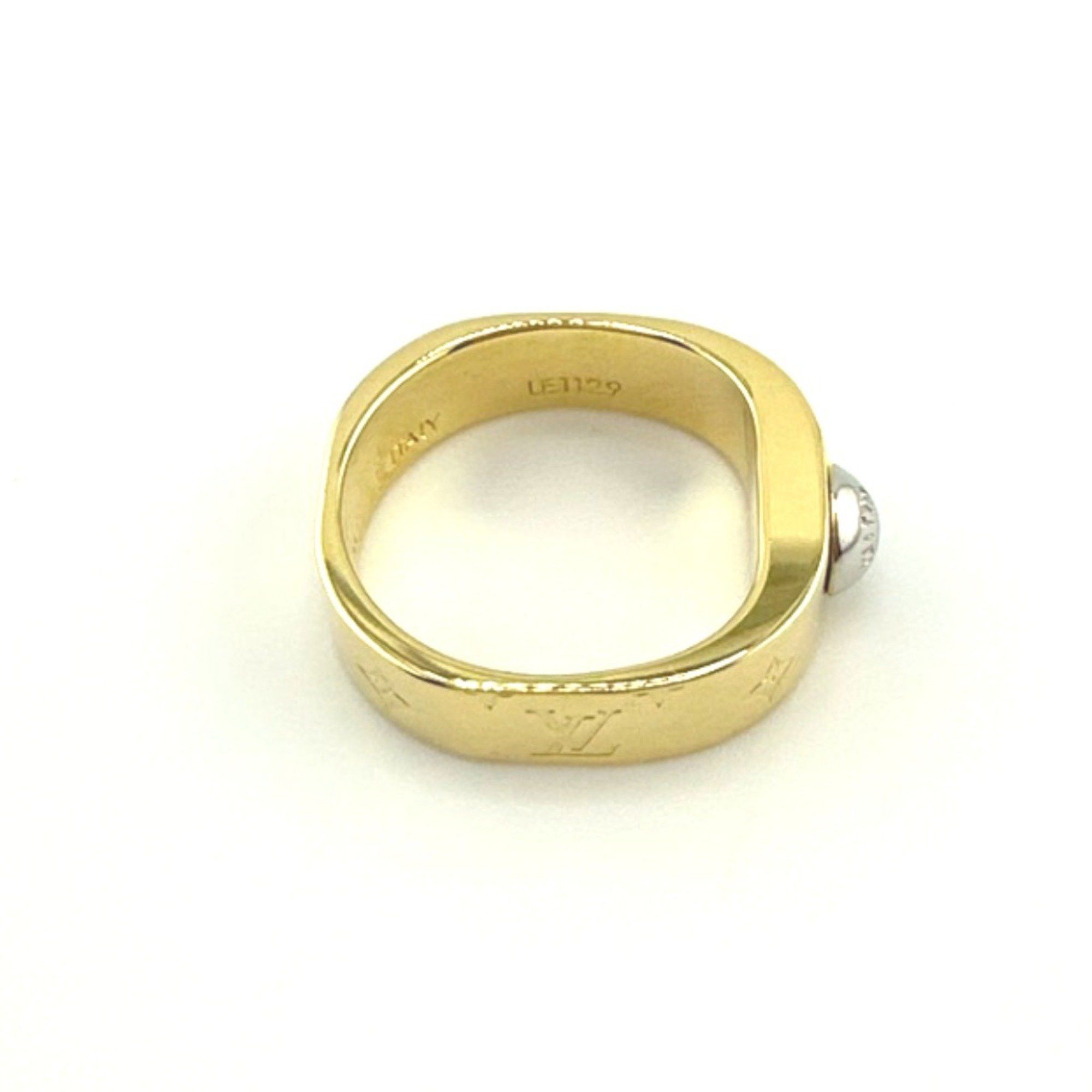 Louis Vuitton Louis Vuitton Ring Nanogram M Size GP M00211 Gold Size ONE SIZE - 5 Thumbnail