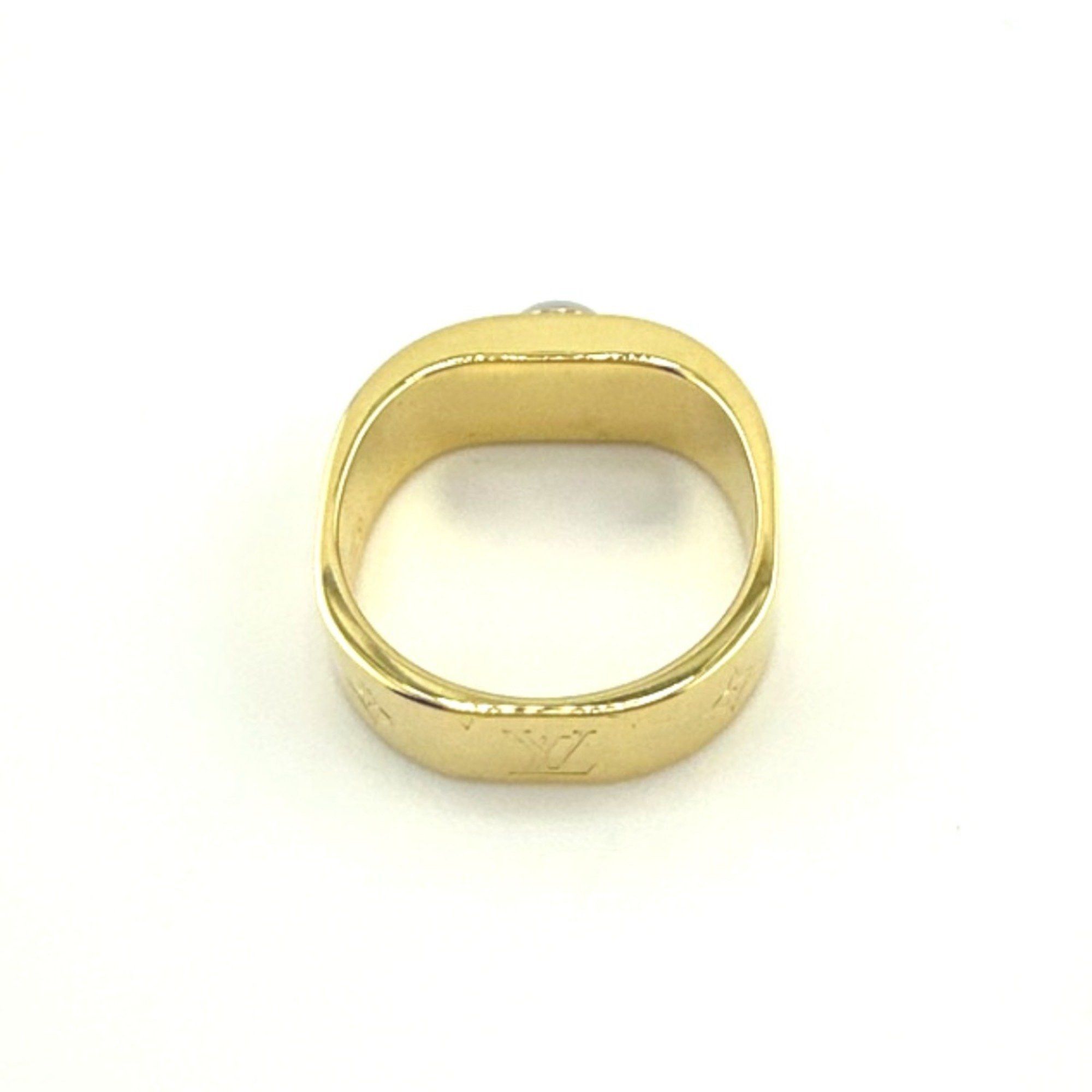 Louis Vuitton Louis Vuitton Ring Nanogram M Size GP M00211 Gold Size ONE SIZE - 4 Thumbnail