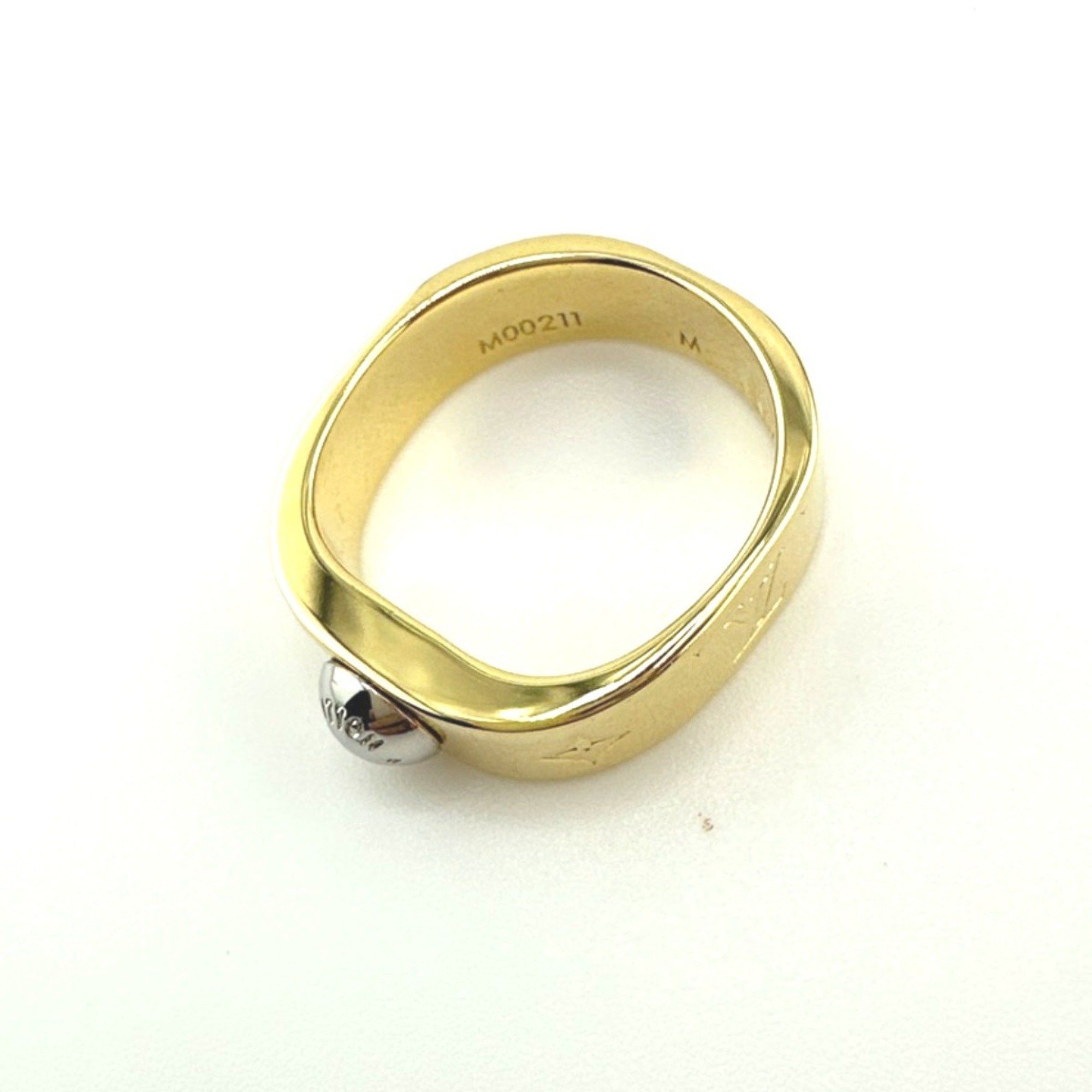 Louis Vuitton Louis Vuitton Ring Nanogram M Size GP M00211 Gold Size ONE SIZE - 7 Thumbnail