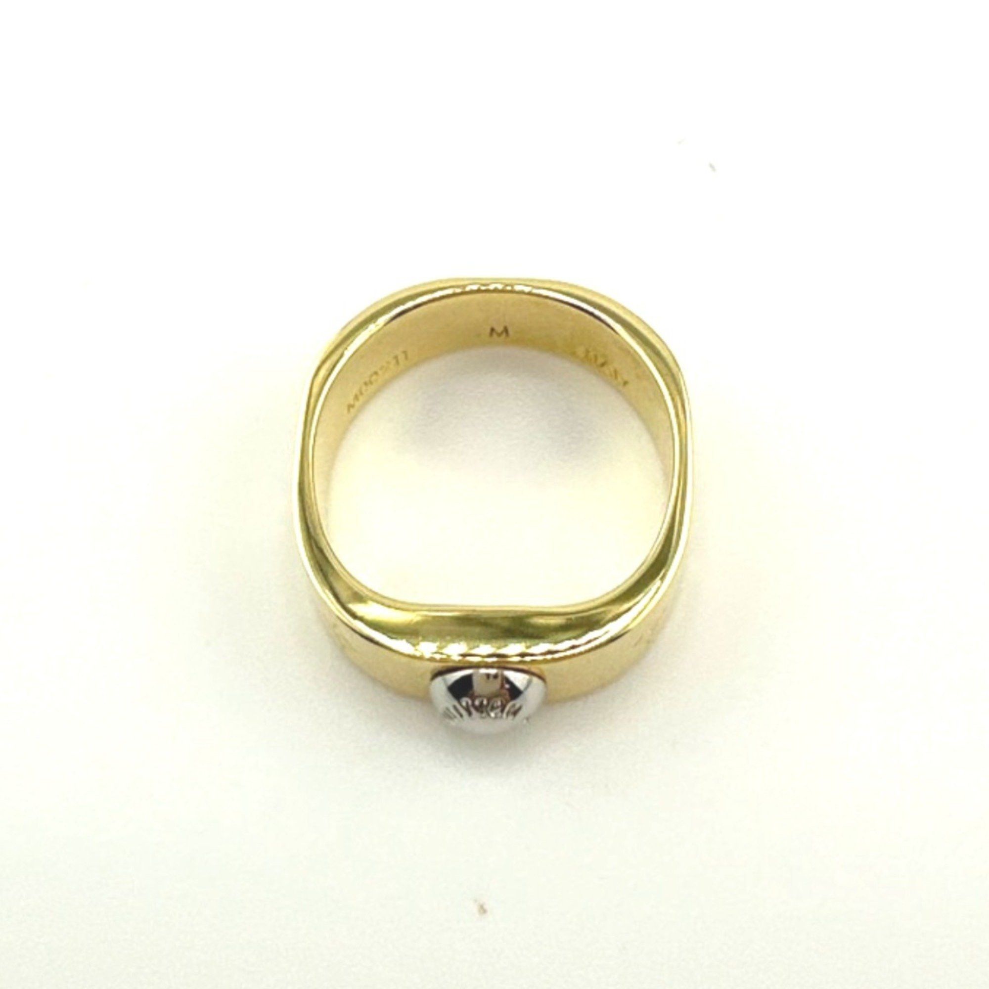 Louis Vuitton Louis Vuitton Ring Nanogram M Size GP M00211 Gold Size ONE SIZE - 6 Thumbnail