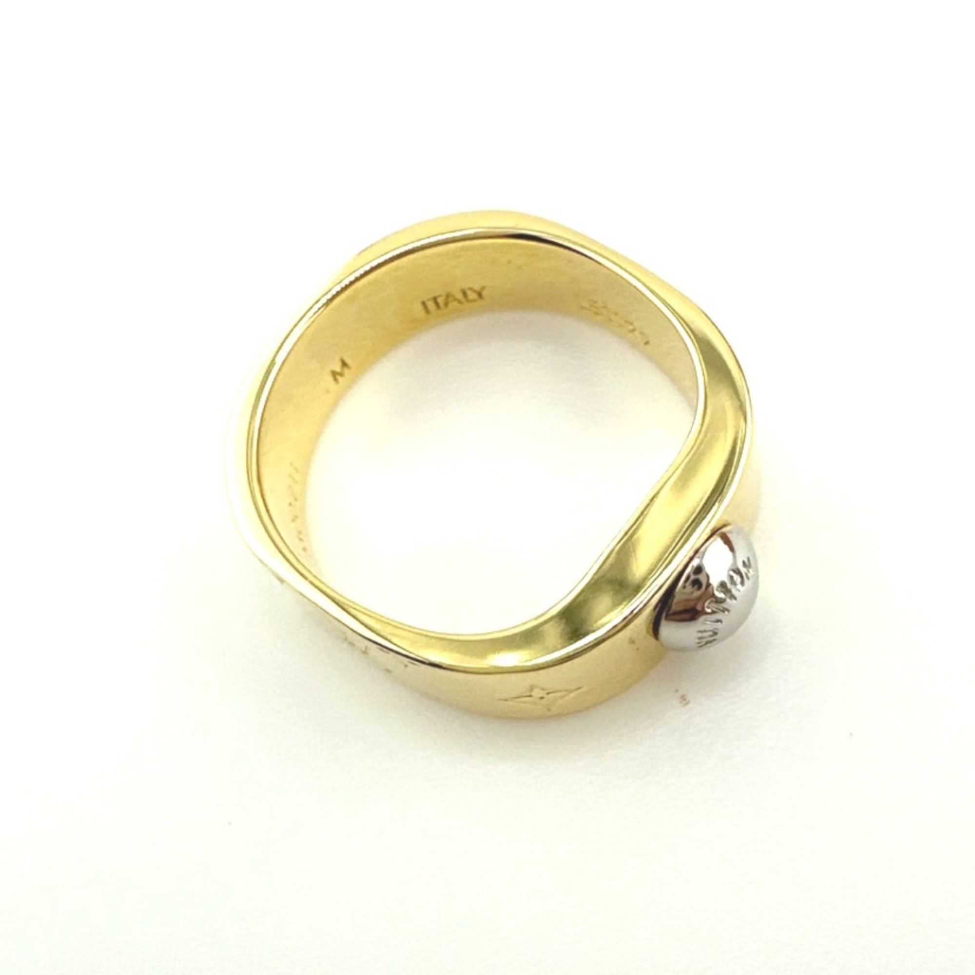 Louis Vuitton Louis Vuitton Ring Nanogram M Size GP M00211 Gold Size ONE SIZE - 8 Thumbnail
