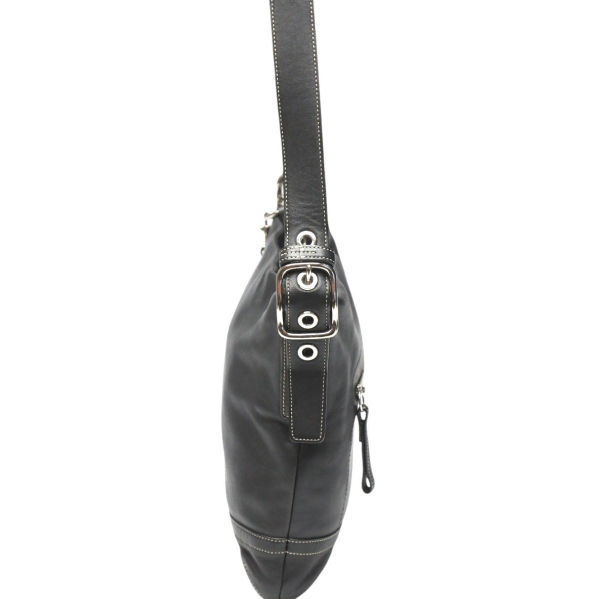Coach Coach Shoulder Bag Crossbody Leather 1415 Black Size ONE SIZE - 3 Thumbnail