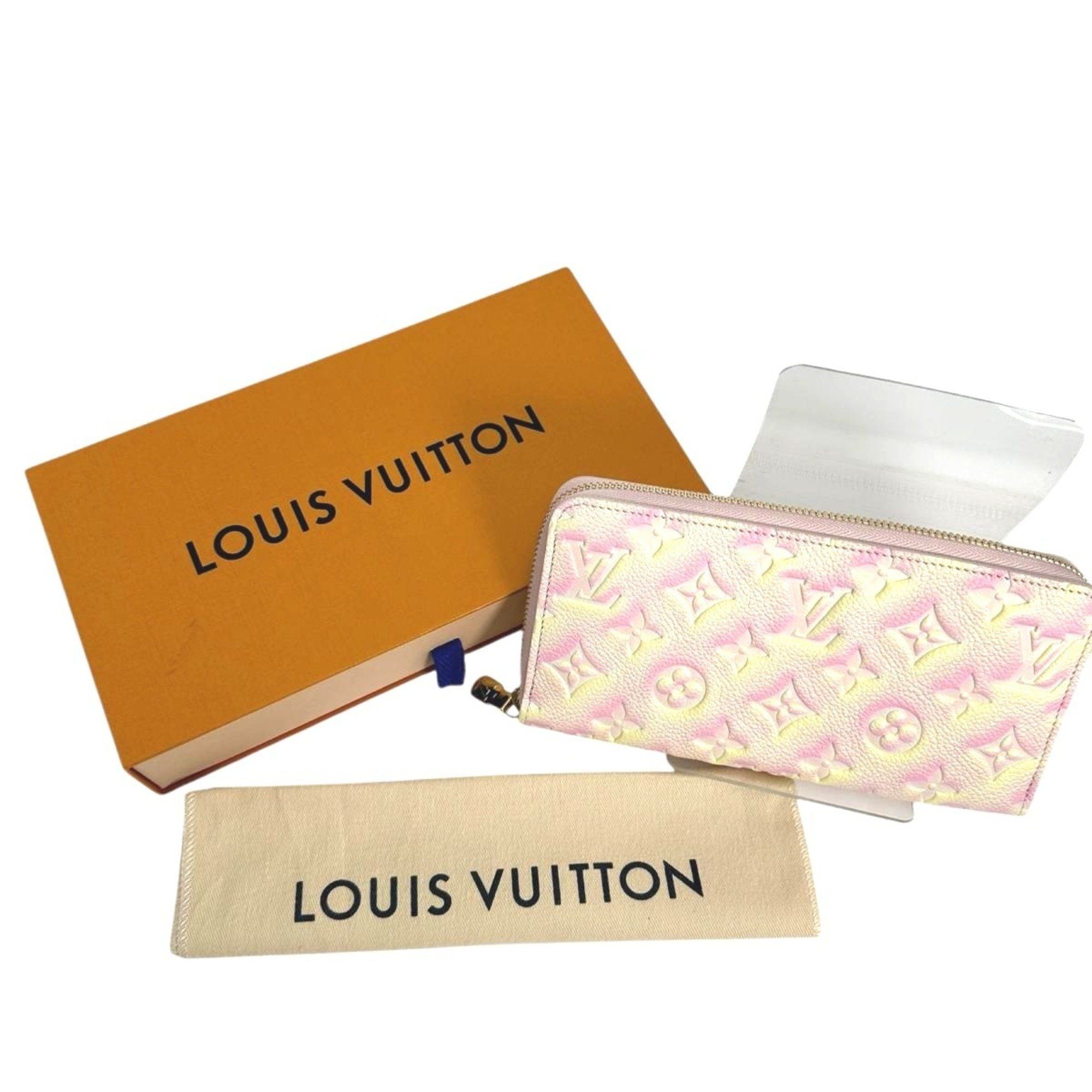 Louis Vuitton Louis Vuitton Long Wallet Round Zipper Monogram Empreinte Zippy M81299 Pink Size ONE SIZE - 10 Thumbnail
