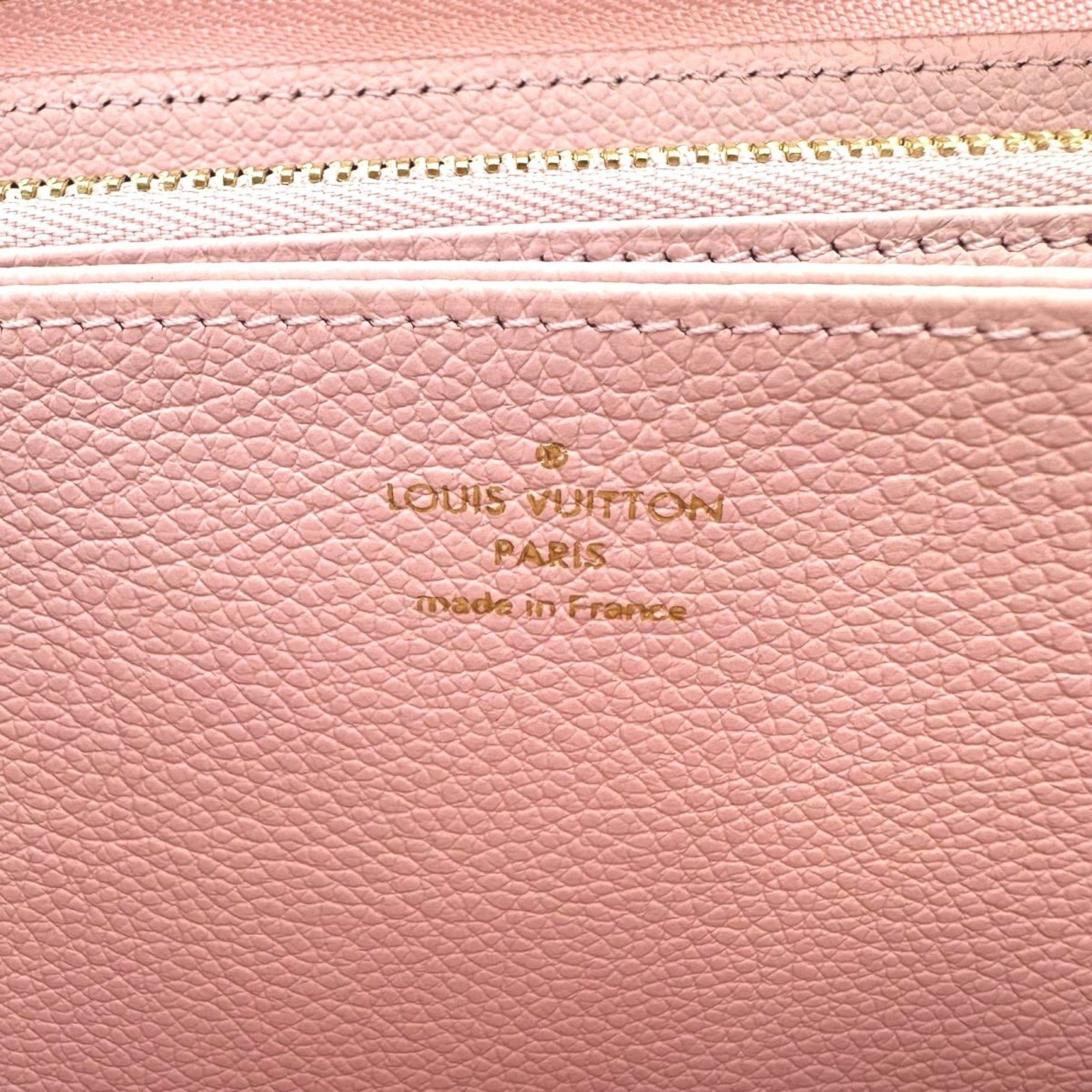 Louis Vuitton Louis Vuitton Long Wallet Round Zipper Monogram Empreinte Zippy M81299 Pink Size ONE SIZE - 9 Thumbnail