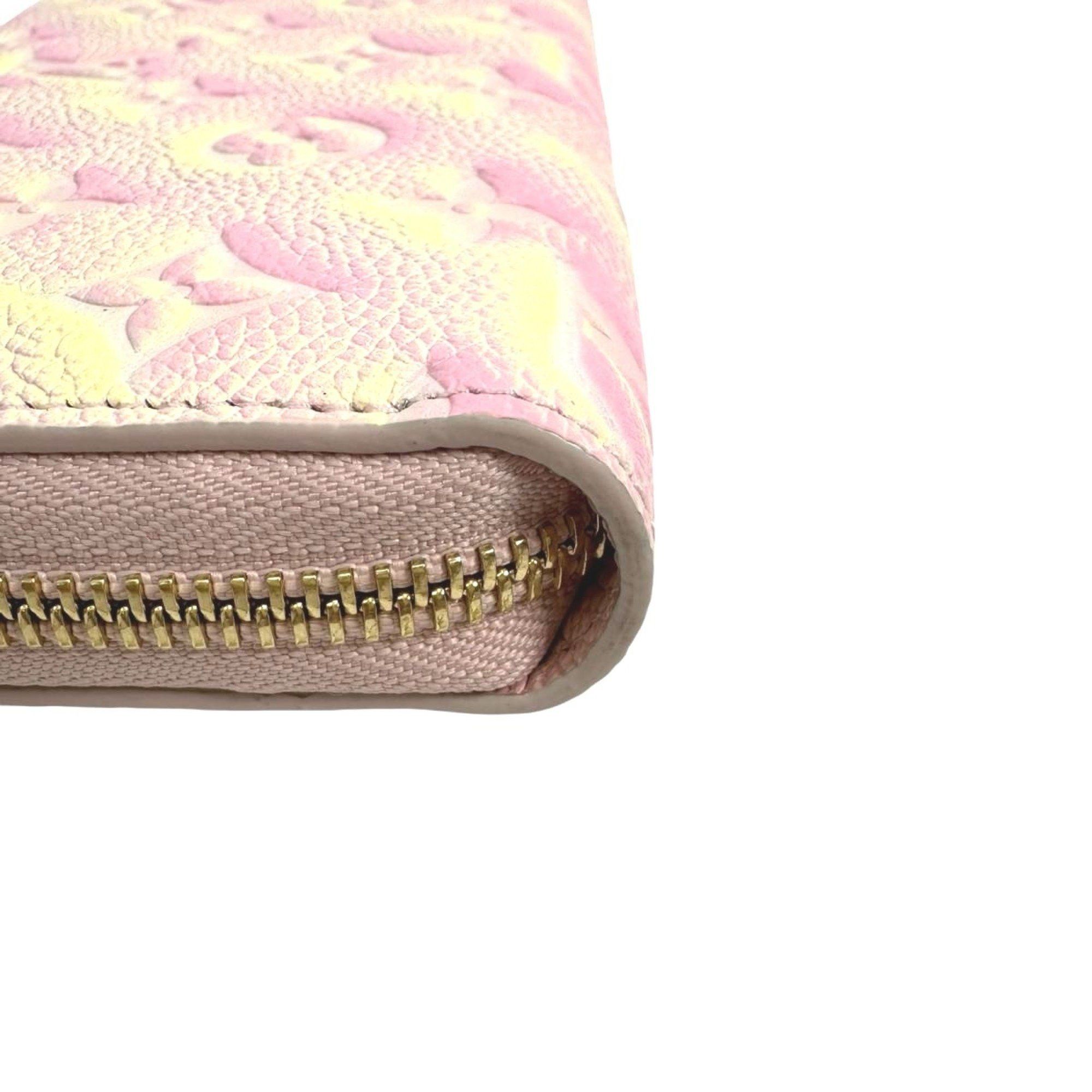 Louis Vuitton Louis Vuitton Long Wallet Round Zipper Monogram Empreinte Zippy M81299 Pink Size ONE SIZE - 5 Thumbnail