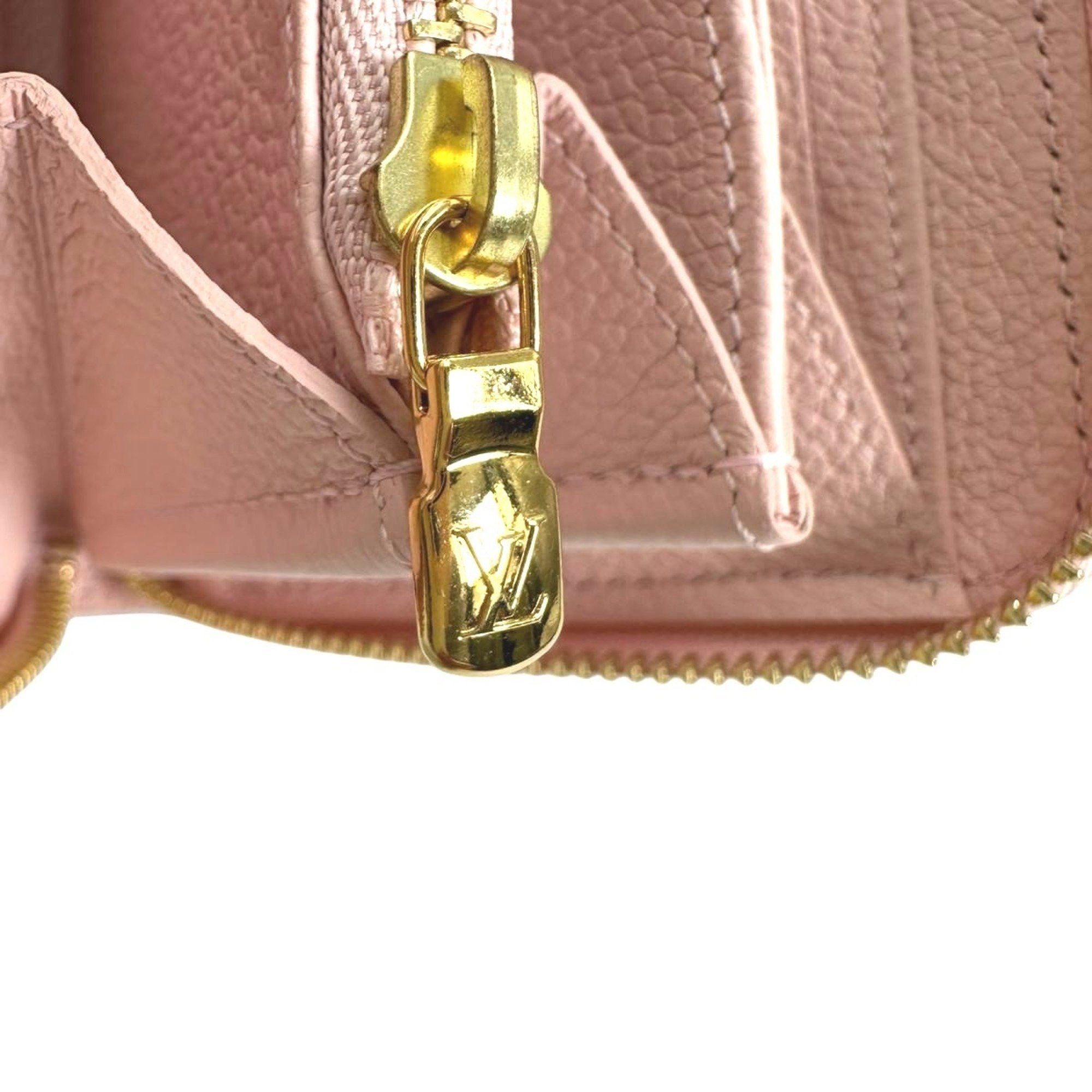 Louis Vuitton Louis Vuitton Long Wallet Round Zipper Monogram Empreinte Zippy M81299 Pink Size ONE SIZE - 7 Thumbnail