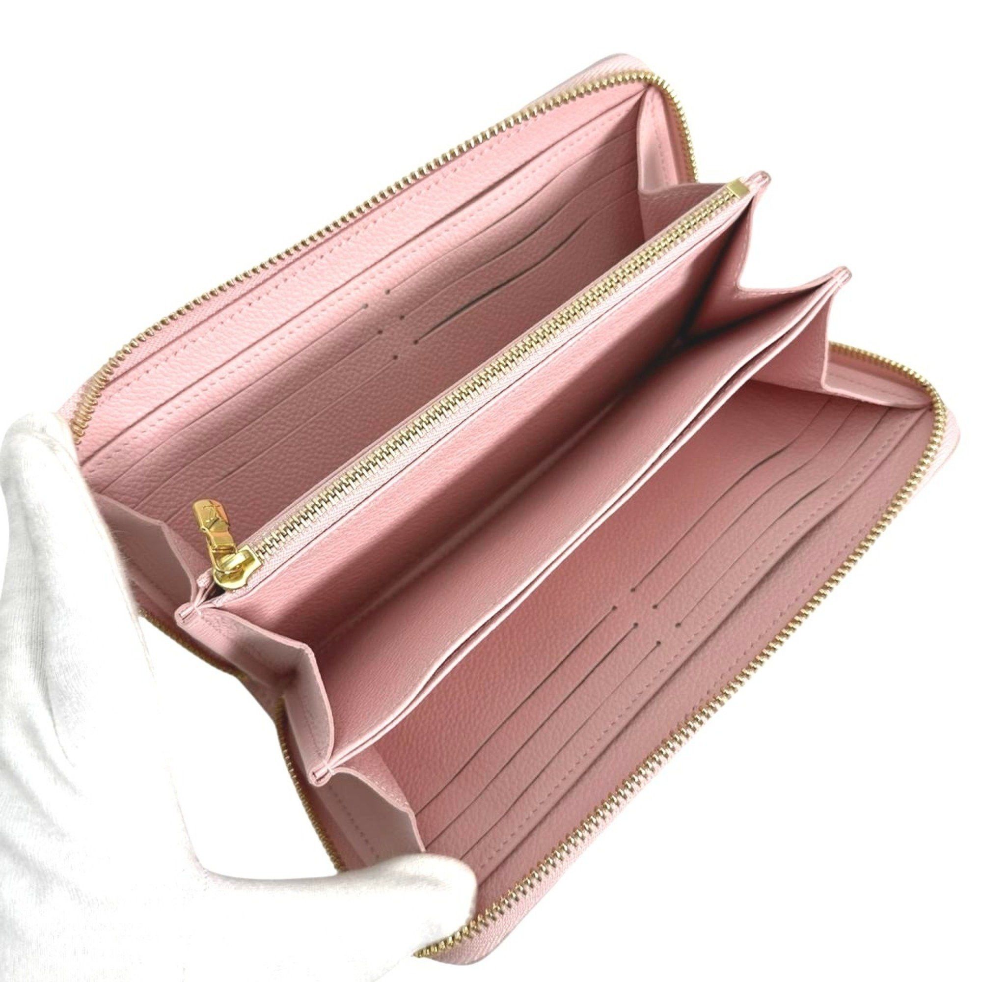Louis Vuitton Louis Vuitton Long Wallet Round Zipper Monogram Empreinte Zippy M81299 Pink Size ONE SIZE - 6 Thumbnail