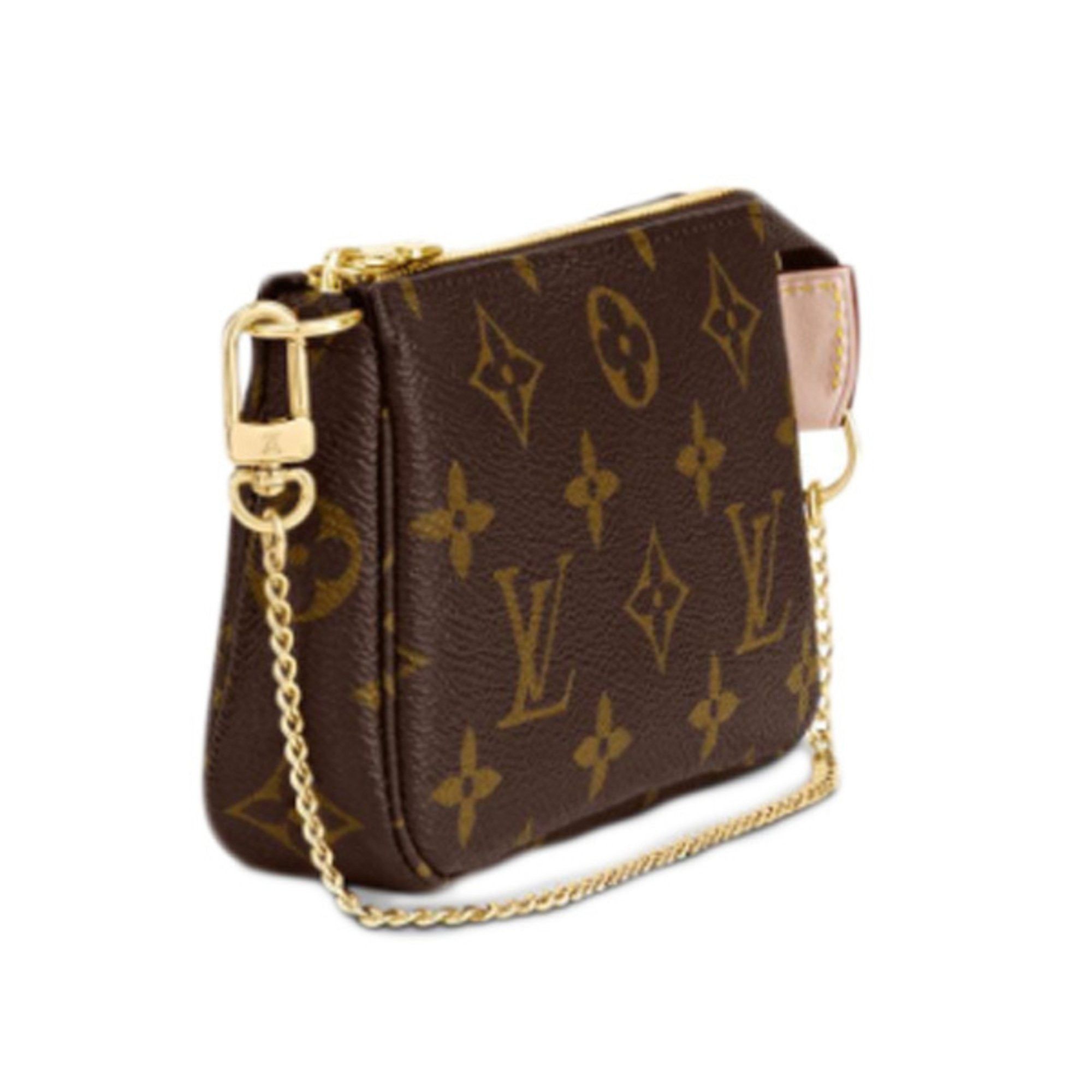 Louis Vuitton Louis Vuitton Pouch Mini Accessory Monogram Pochette Accessoires Canvas M58009 Brown Size ONE SIZE - 3 Thumbnail