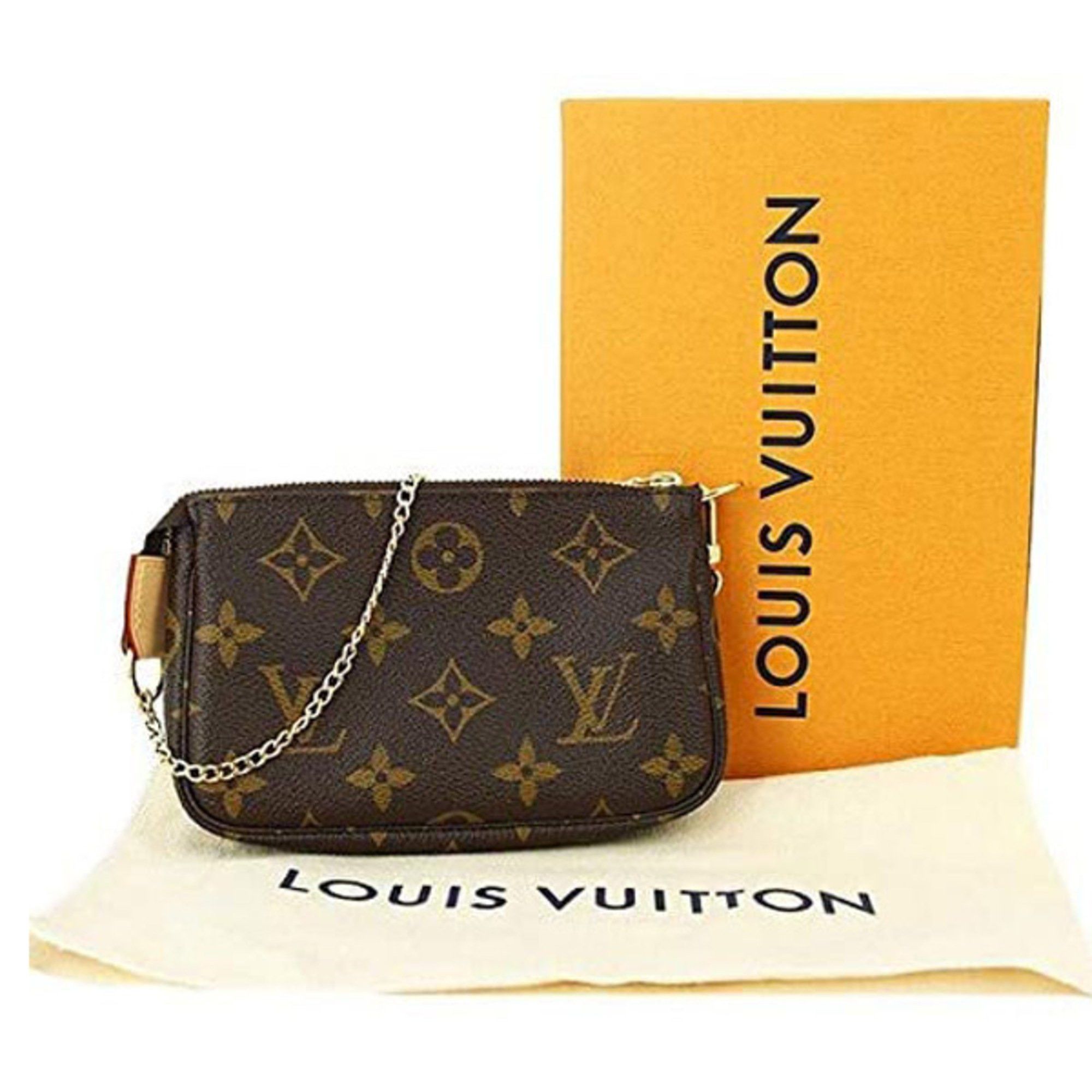 Louis Vuitton Louis Vuitton Pouch Mini Accessory Monogram Pochette Accessoires Canvas M58009 Brown Size ONE SIZE - 6 Thumbnail