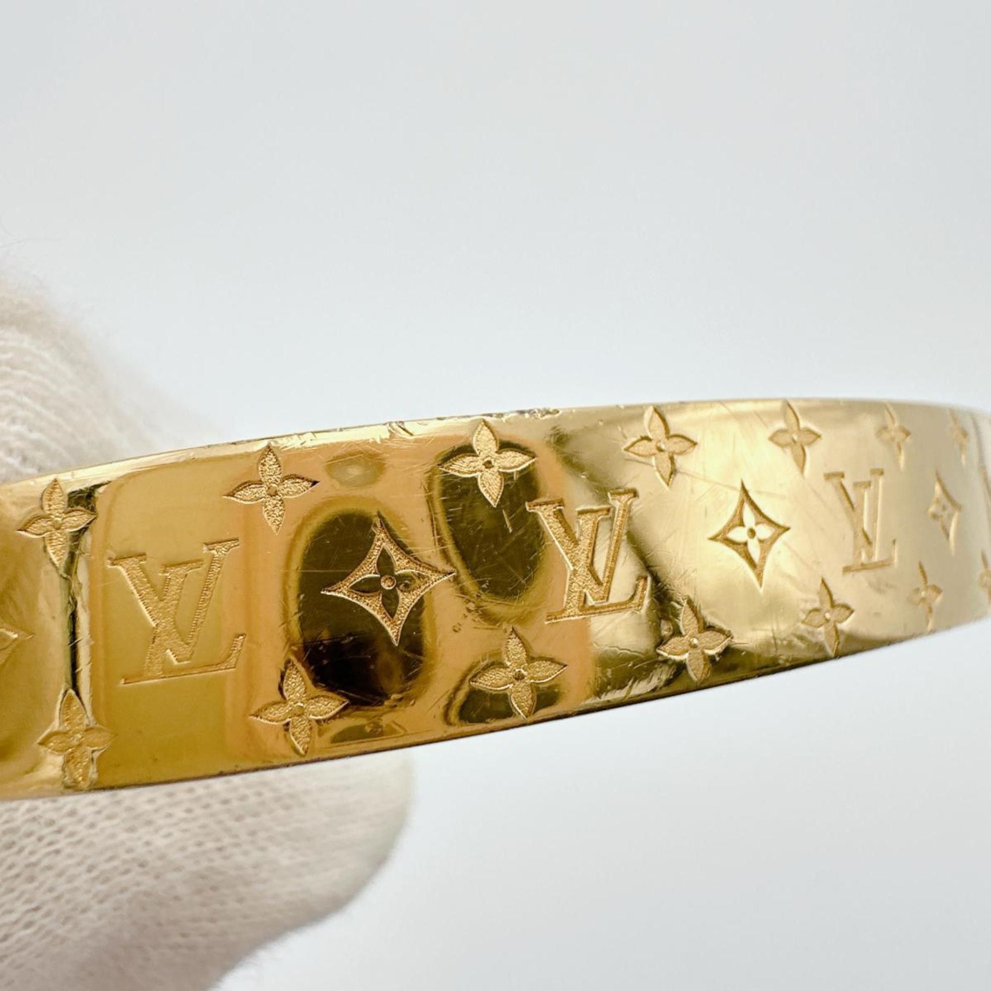 Louis Vuitton Louis Vuitton Bracelet Cuff Nanogram Monogram Size S M00251 Gold Size ONE SIZE - 8 Thumbnail