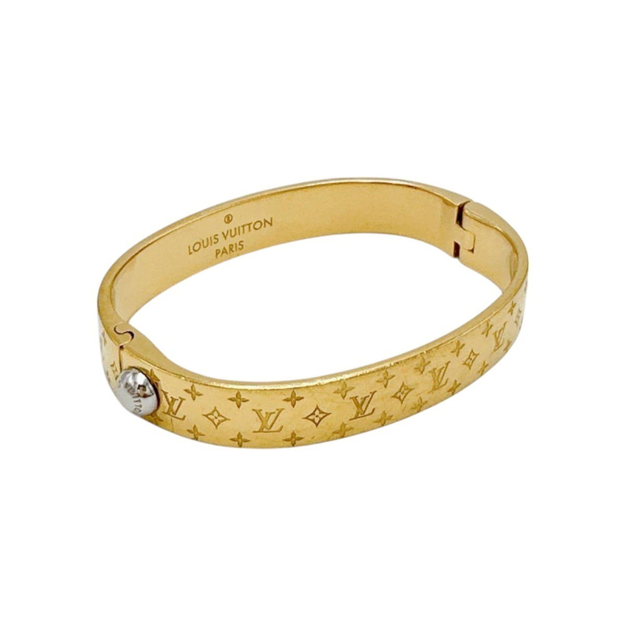 Louis Vuitton Louis Vuitton Bracelet Cuff Nanogram Monogram Size S M00251 Gold Size ONE SIZE - 2 Thumbnail