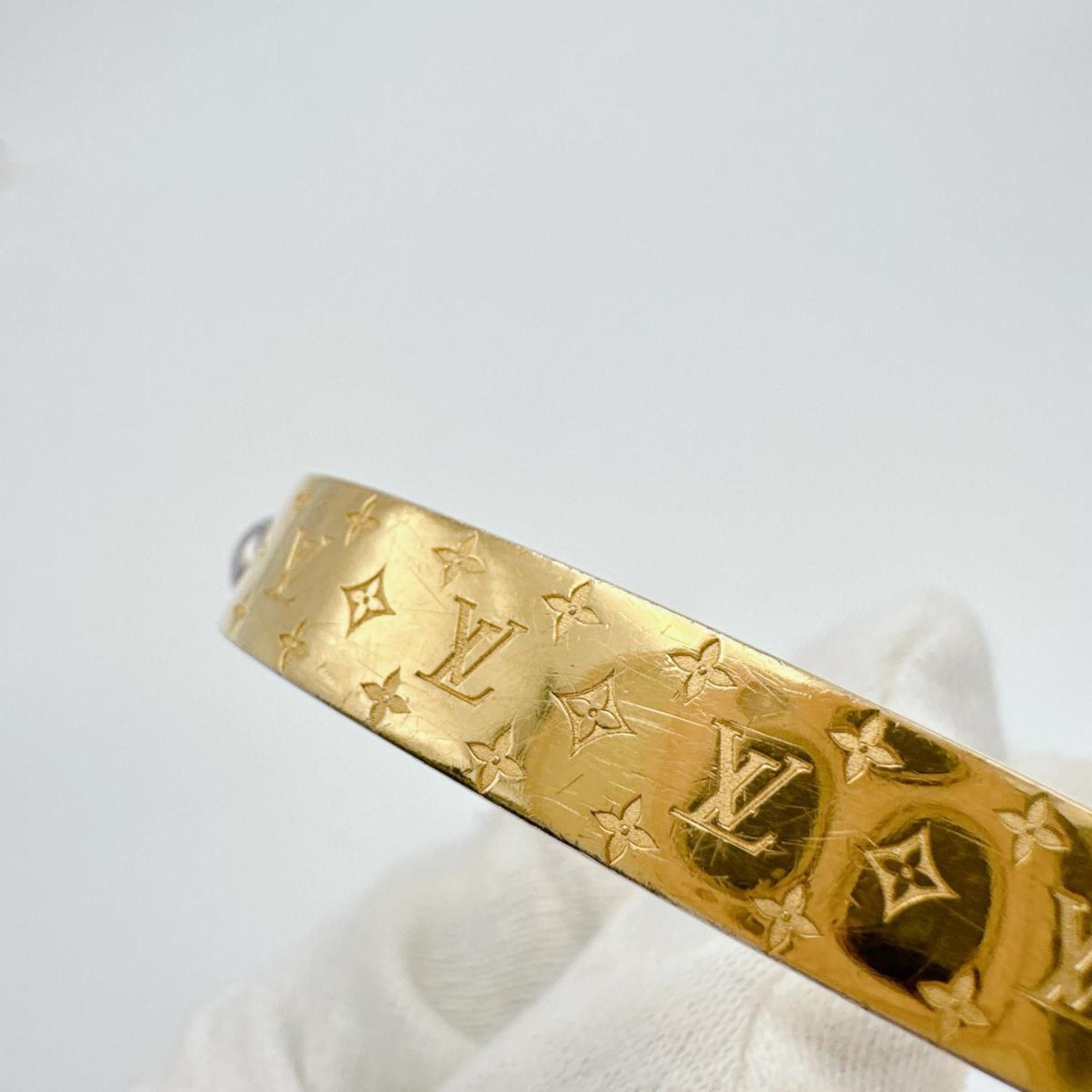 Louis Vuitton Louis Vuitton Bracelet Cuff Nanogram Monogram Size S M00251 Gold Size ONE SIZE - 6 Thumbnail