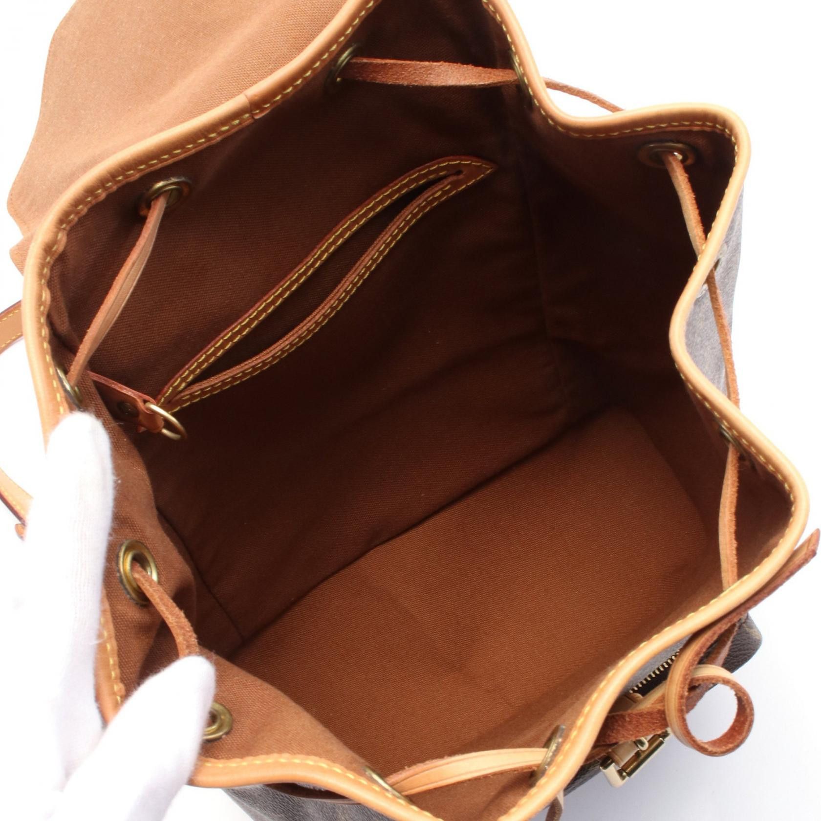 Louis Vuitton Louis Vuitton Louis Vuitton Monogram Backpack Canvas Backpack M51136 Size ONE SIZE - 3 Thumbnail