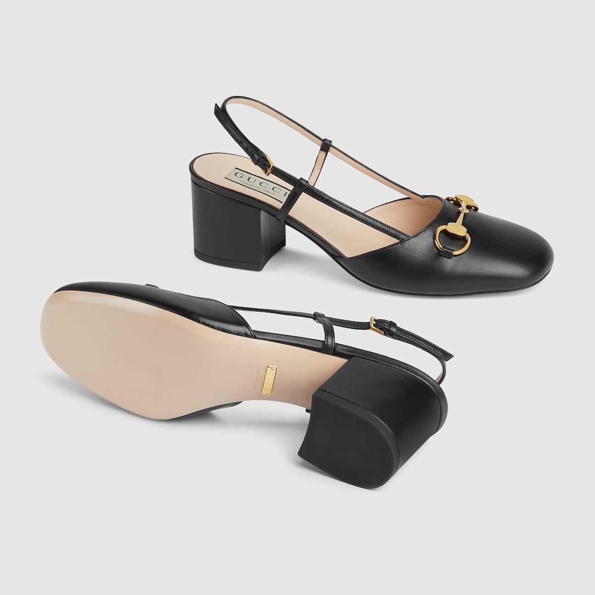 Gucci Gucci Horsebit Slingback Pumps SIZE 39 Size ONE SIZE - 3 Thumbnail