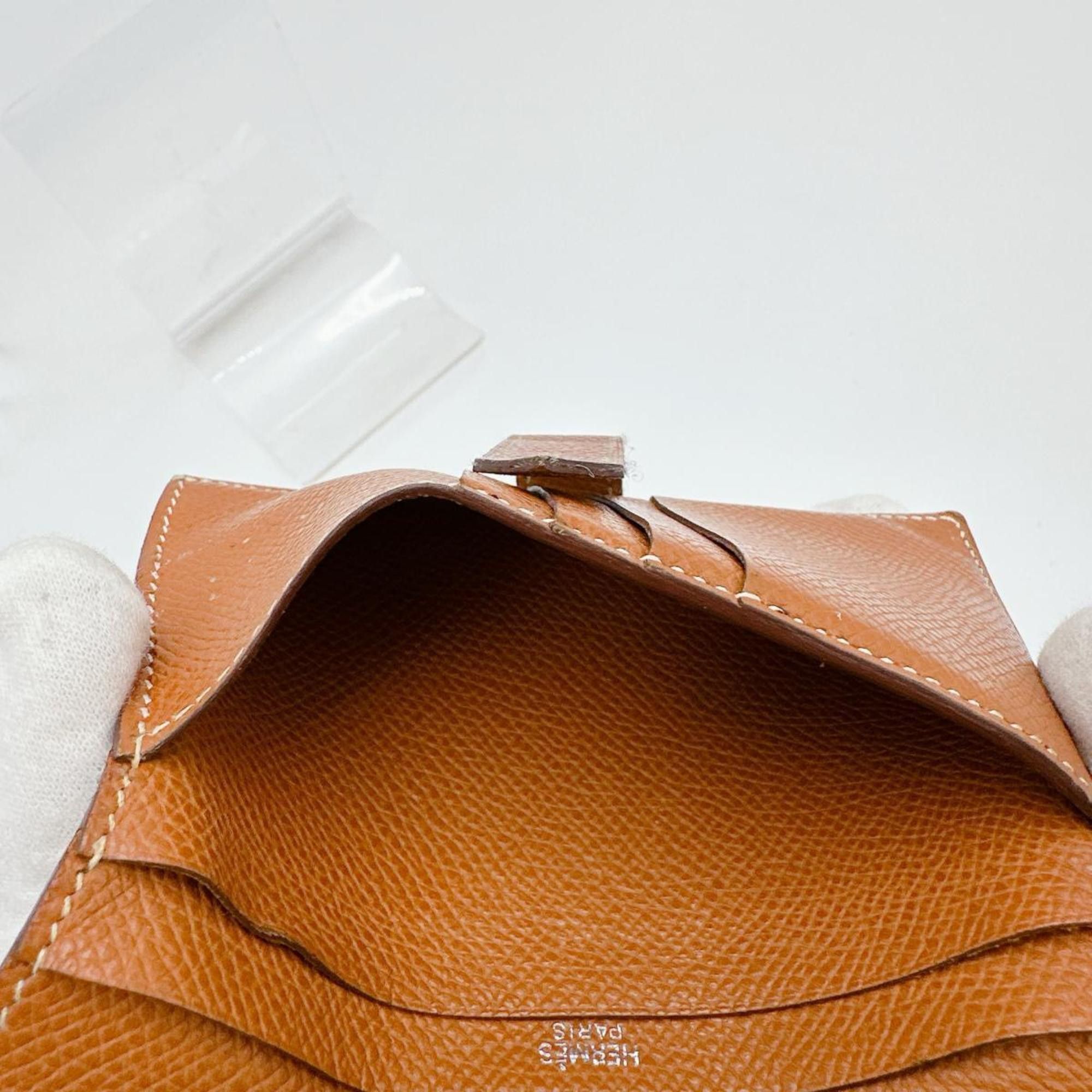 Hermes Hermes Bi-fold wallet, 2-fold SV hardware, Bearn Compact, Brown Size ONE SIZE - 21 Thumbnail