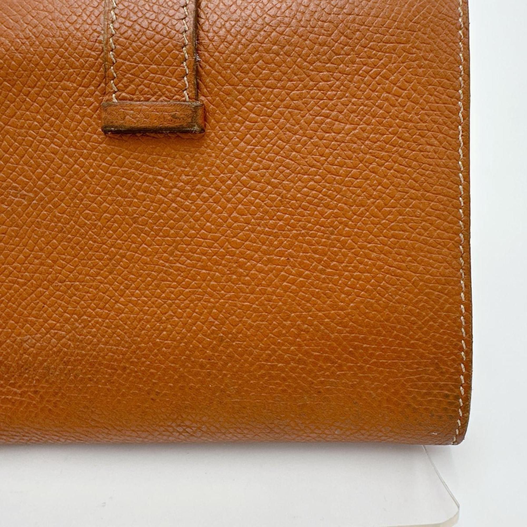 Hermes Hermes Bi-fold wallet, 2-fold SV hardware, Bearn Compact, Brown Size ONE SIZE - 11 Thumbnail