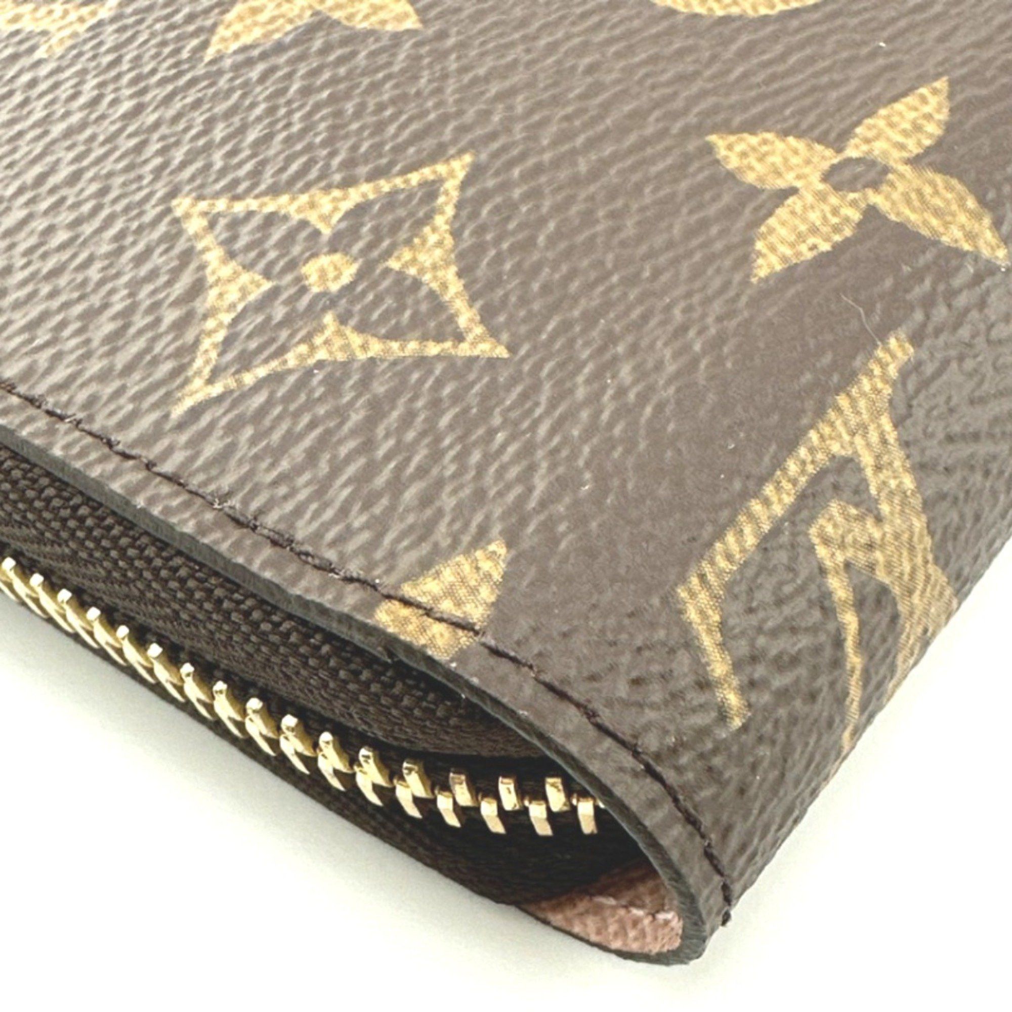Louis Vuitton Louis Vuitton Long Wallet Zipper Monogram Zippy Canvas M41894 Rose Ballerine Size ONE SIZE - 8 Thumbnail