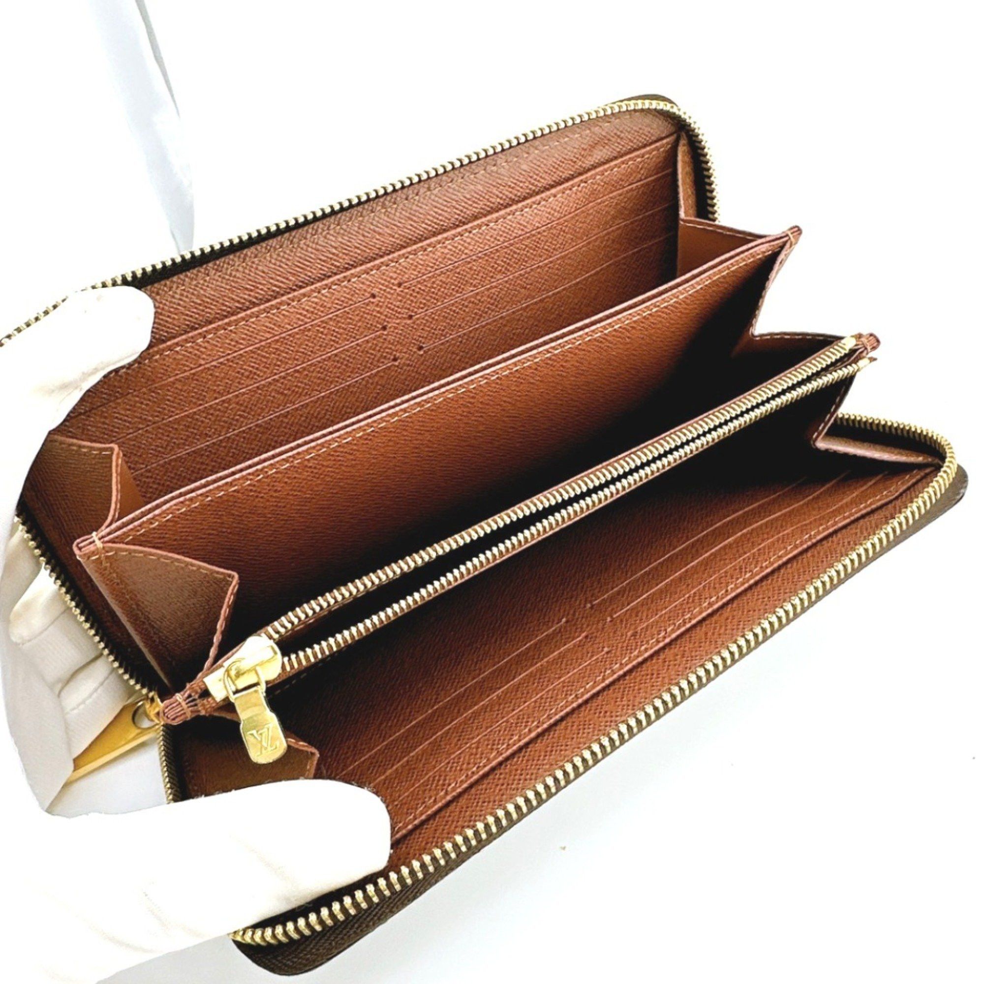 Louis Vuitton Louis Vuitton Long Wallet Round Zipper Monogram Zippy Canvas M42616 Brown Size ONE SIZE - 8 Thumbnail